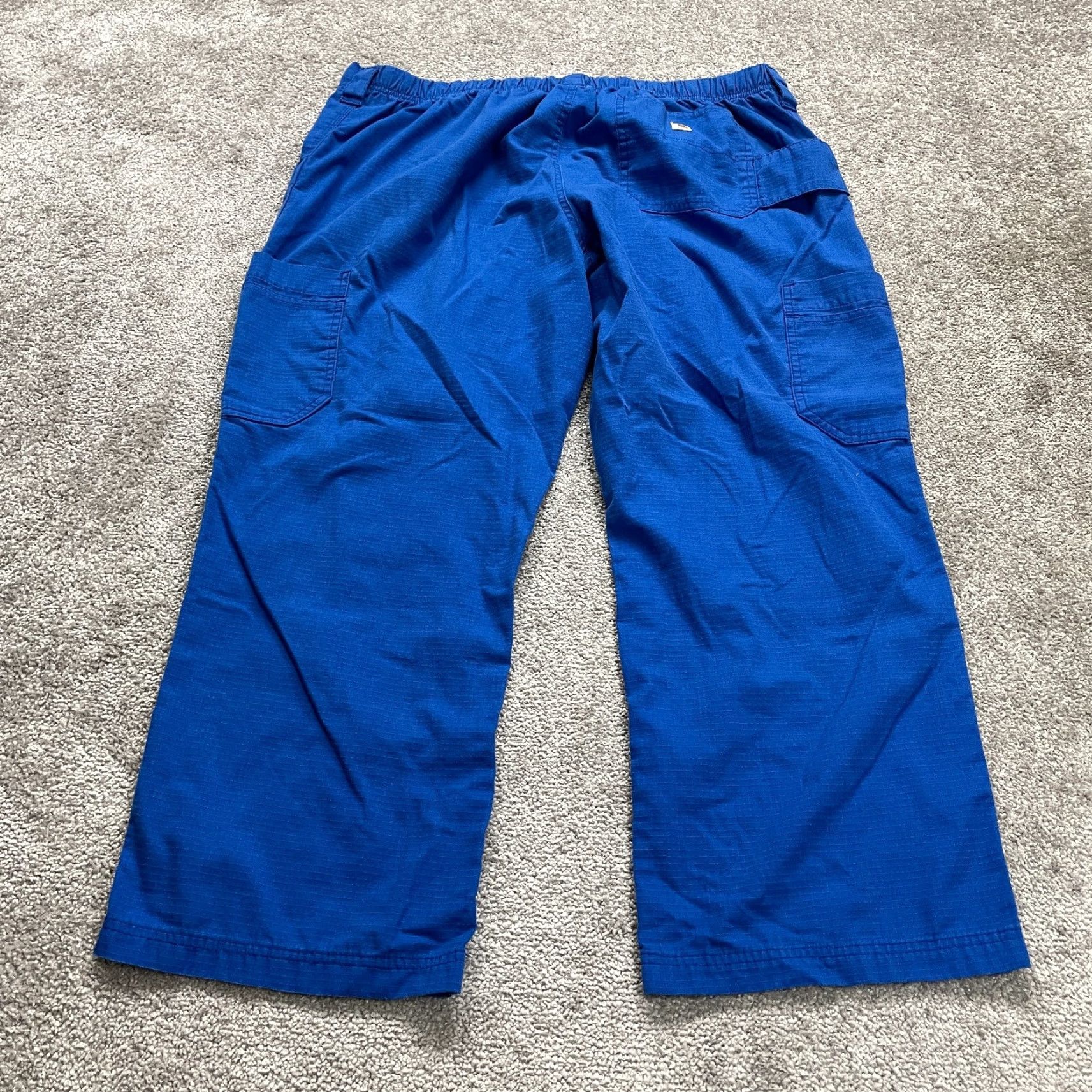 Carhartt Carhartt Pants Mens 2XL Royal Blue Straight Leg Elastic Waist 43x27 Scrub Casual Size US 39 - 2 Thumbnail