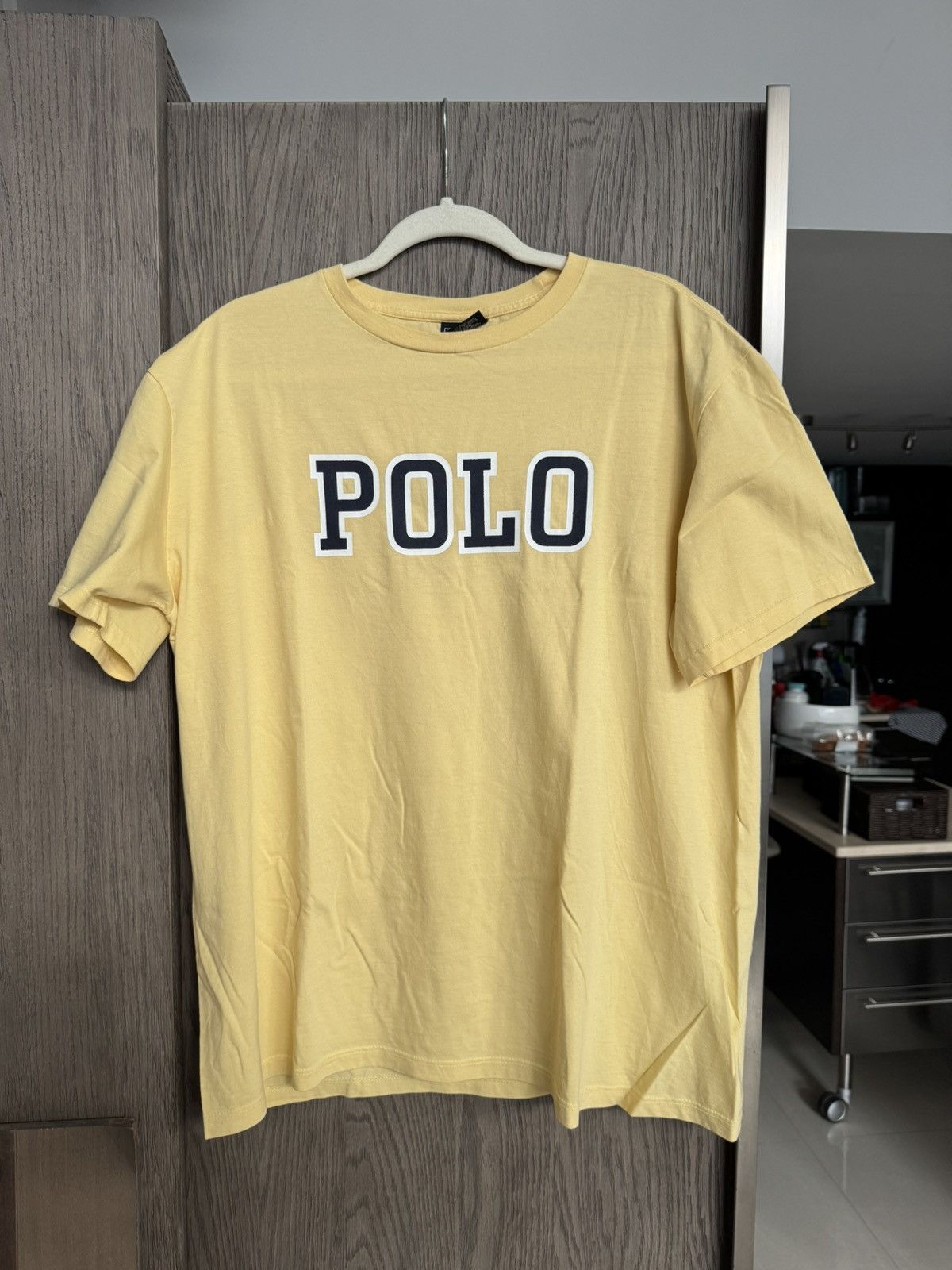 Vintage Vintage Polo Ralph Lauren Spell Out Tshirt Size US L / EU 52-54 / 3 - 1 Thumbnail