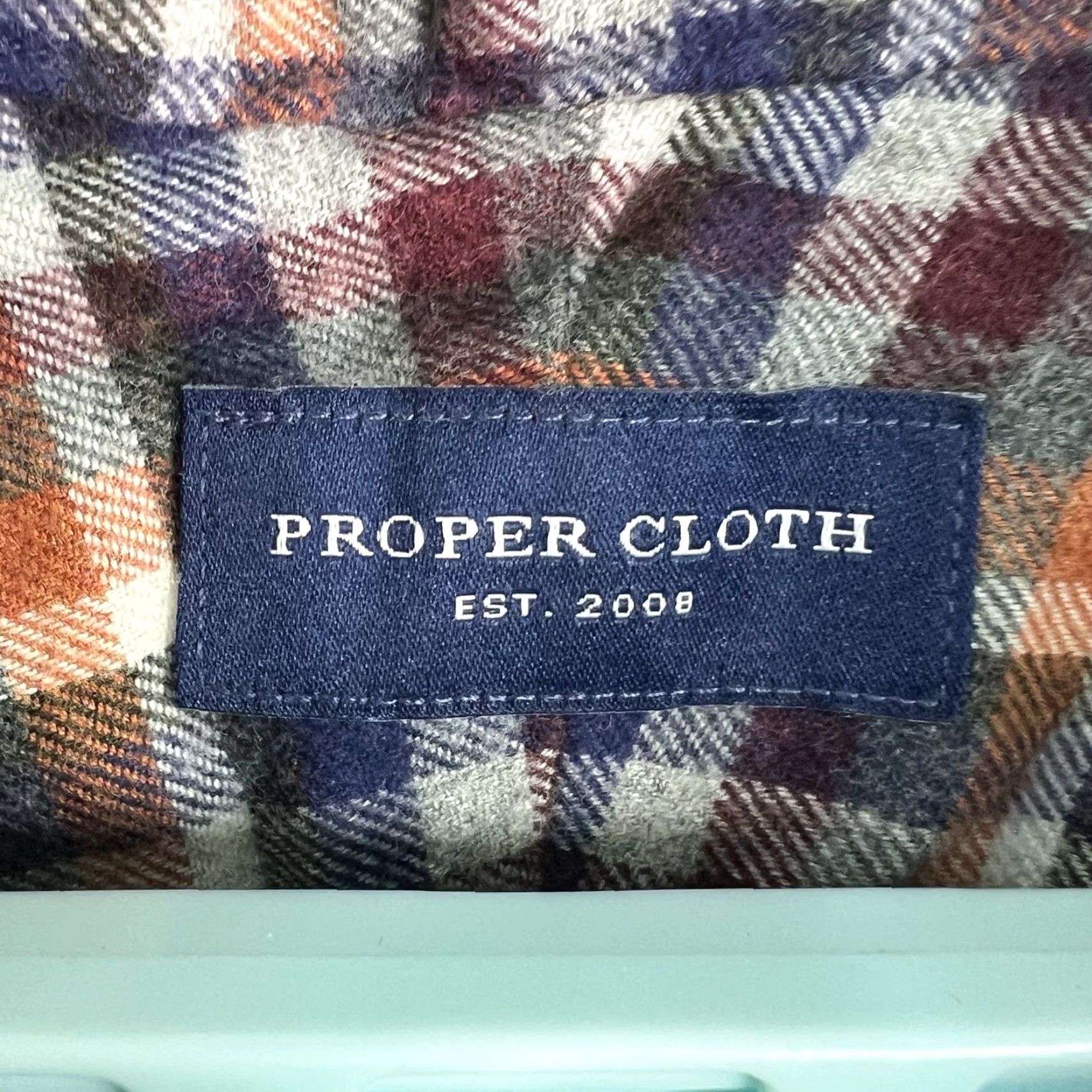 CLOT VINTAGE Cloth Plaid Flannel Button-Down Shirt Men's Size 4XL Cotton Casual Long Sleeve Size US XXL / EU 58 / 5 - 4 Thumbnail