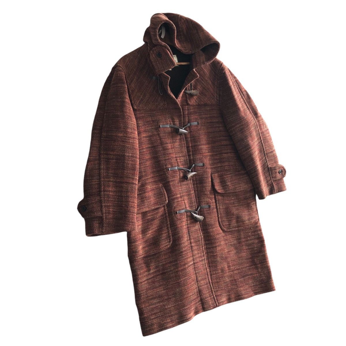 Designer × Vintage Chrysalis England Long Hooded Jacket Brown Vintage Size M Size US M / EU 48-50 / 2 - 4 Thumbnail