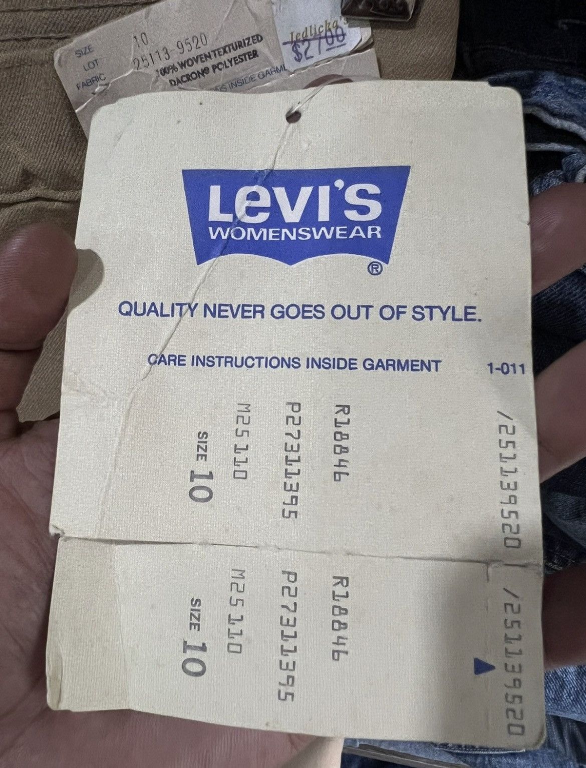 Levi's Vintage Clothing 🔥Very Rare Vintage 70s Levis Bend Over Pant Size 26" / US 2 / IT 38 - 20 Thumbnail