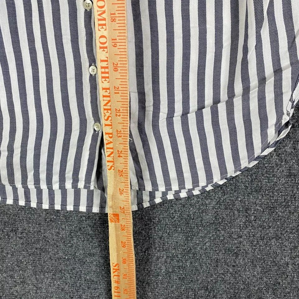 Madewell Madewell Button Up Top Women's XS Striped Half Sleeve Size XS / US 0-2 / IT 36-38 - 4 Thumbnail