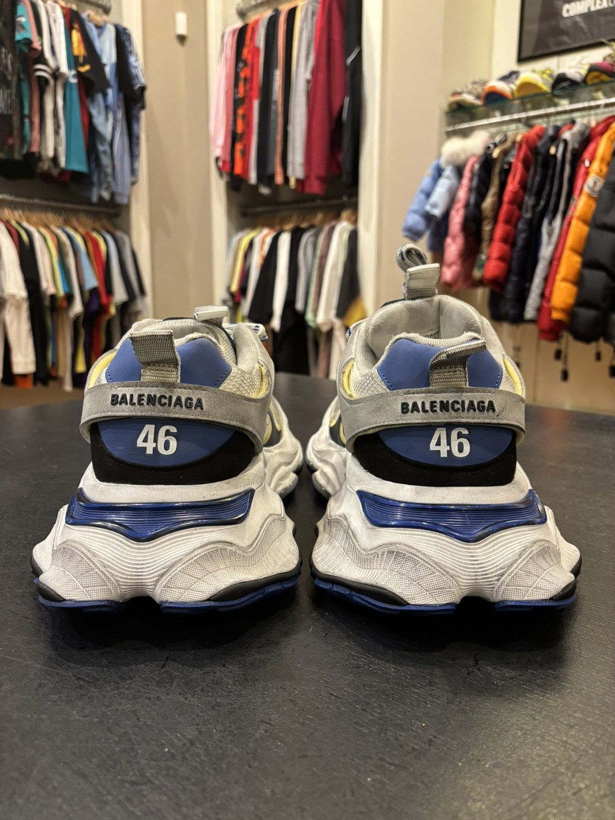 Balenciaga Balenciaga Cargo Sneakers Grey Blue Size US 13 / EU 46 - 5 Thumbnail