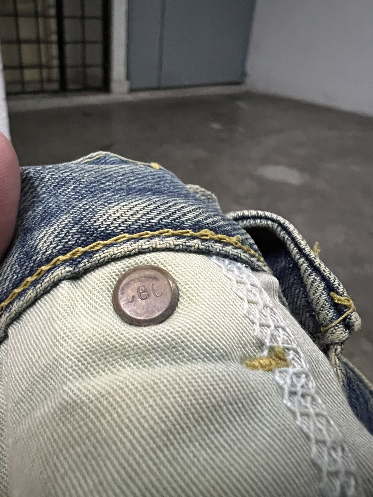 Japanese Brand LEE RIDERS DISTRESSED JEAN Size US 28 / EU 44 - 14 Thumbnail