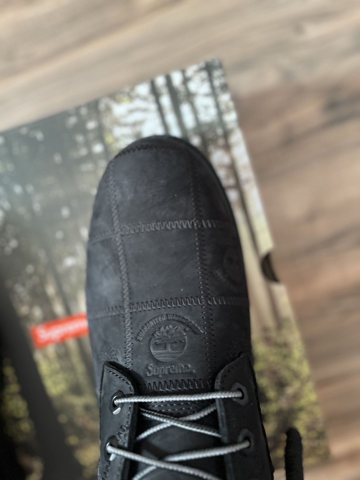 Supreme × Timberland Supreme Patchwork Timberland 6” Premium Waterproof Boot Size US 12 / EU 45 - 4 Thumbnail
