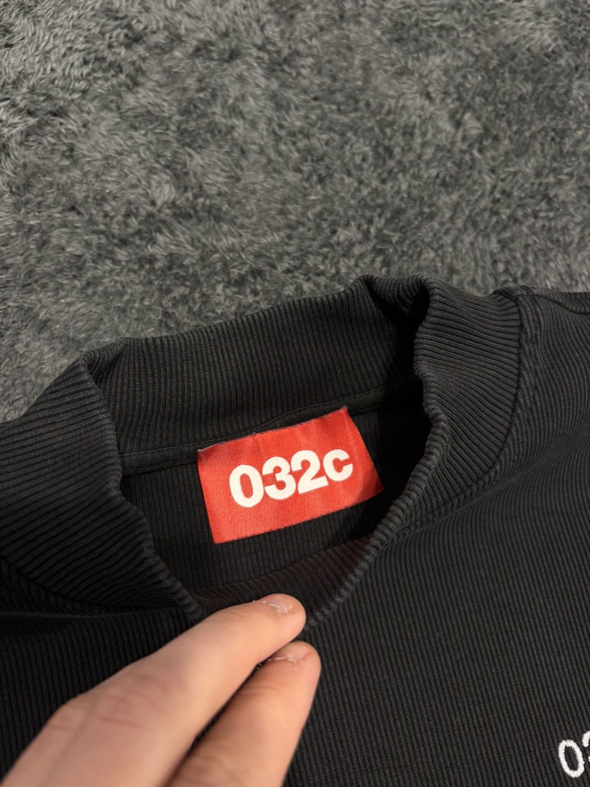 032c Black Heavy 032C Oversized Cropped Tee Size US L / EU 52-54 / 3 - 3 Thumbnail