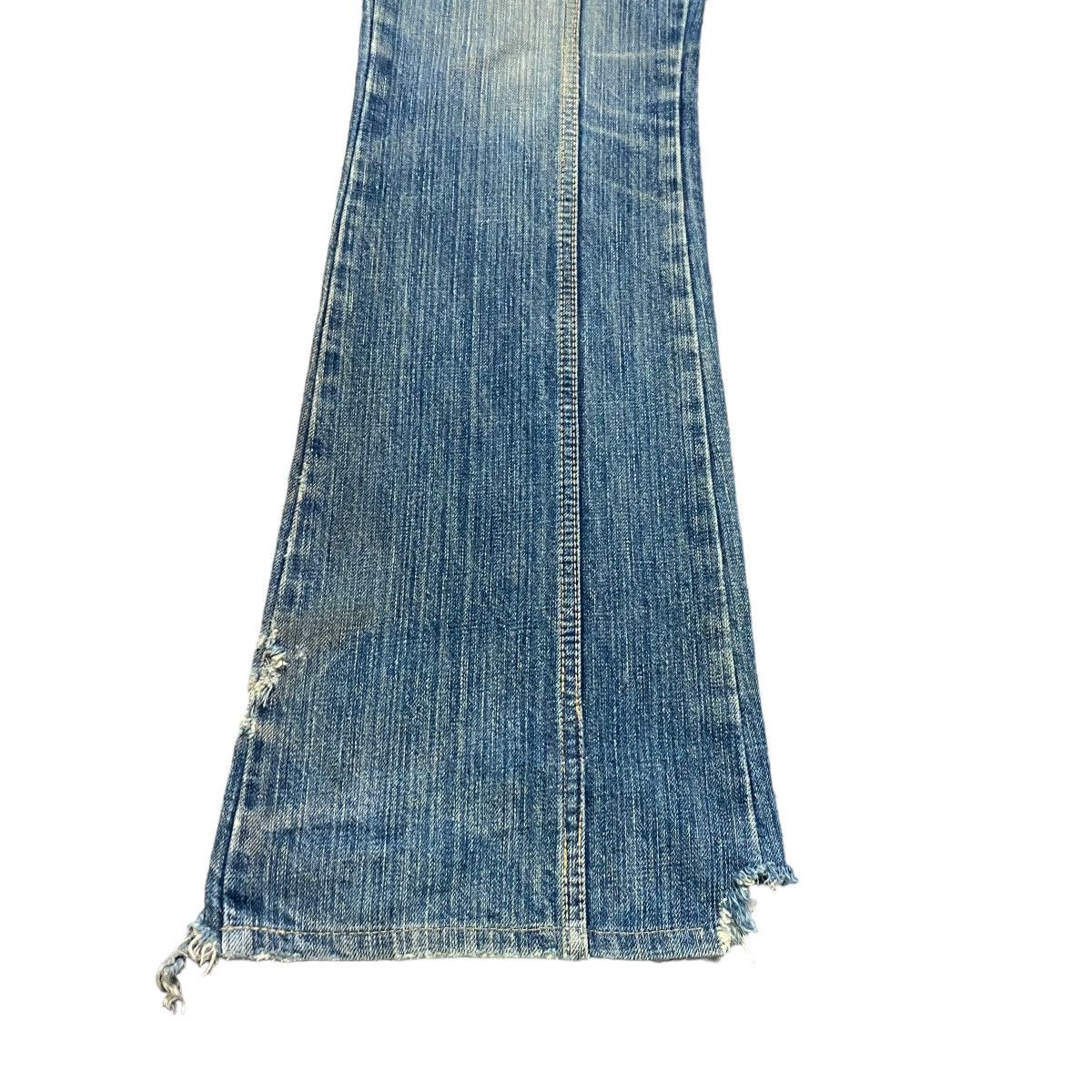 Morgan Homme Vintage Morgan Homme Distressed Denim Flare Jeans Size US 30 / EU 46 - 8 Thumbnail