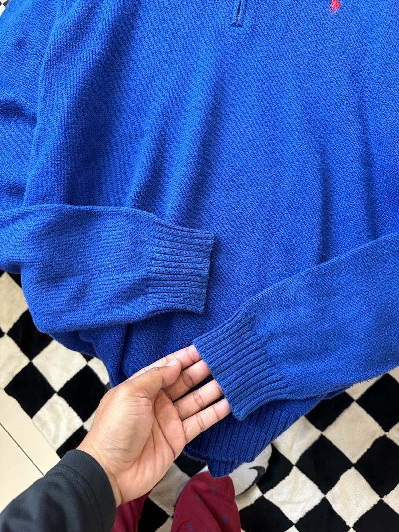 Polo Ralph Lauren × Ralph Lauren × Vintage VINTAGE POLO RALPH LAUREN HALF ZIPPER KNIT Size US M / EU 48-50 / 2 - 3 Thumbnail