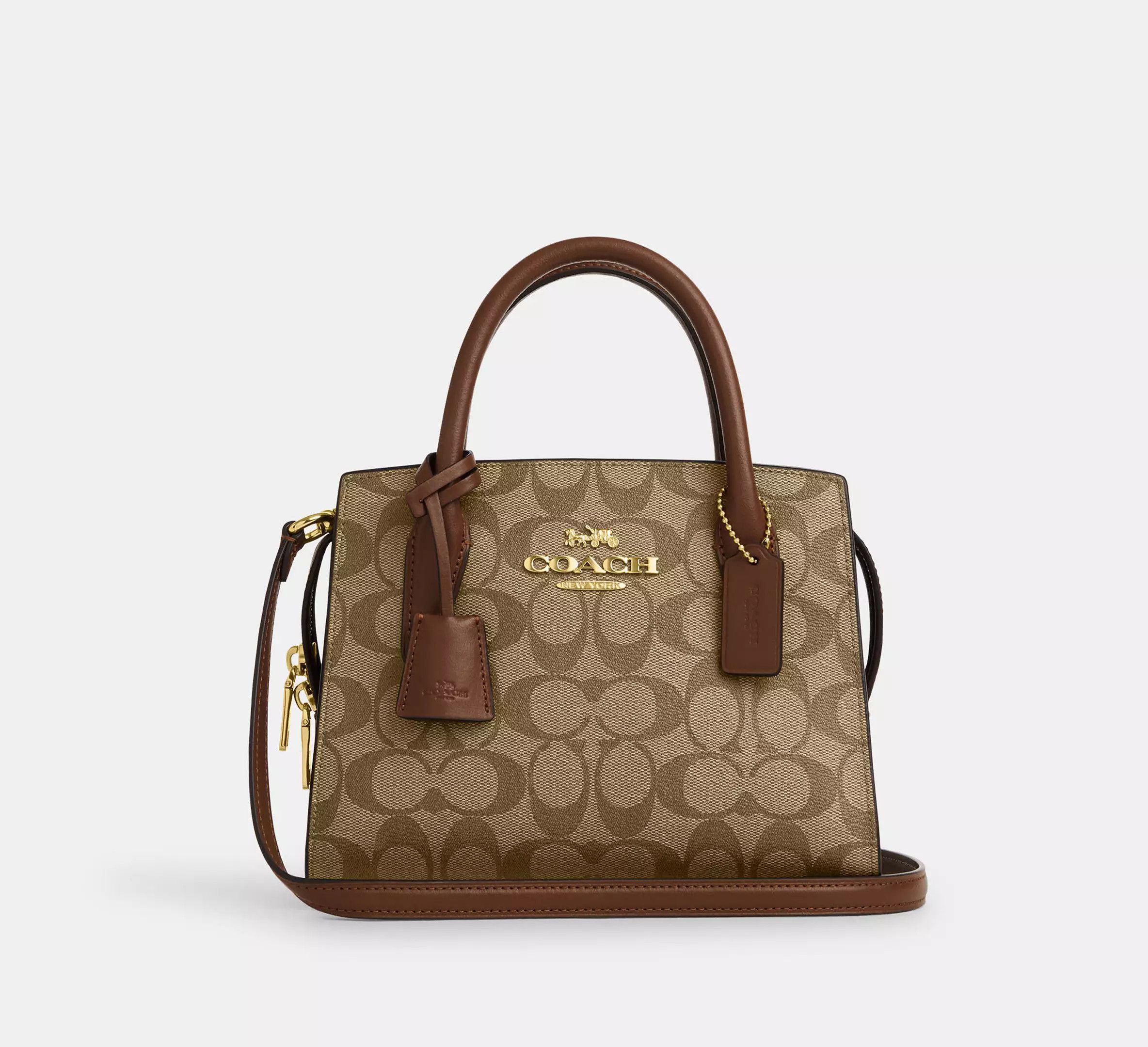 Coach Andrea Carryall Bag In Signature Canvas CP083 Size ONE SIZE - 6 Thumbnail
