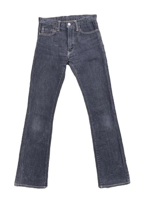Alchemist Alchemist Fab Four Flare Stretching Leather Patch jeans Size US 27 - 1 Thumbnail