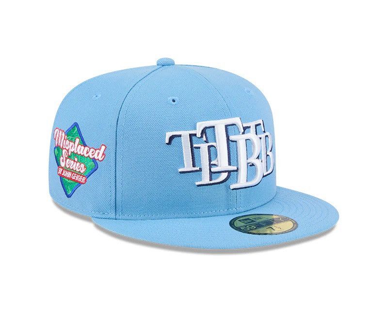 John Geiger John Geiger Misplaced series Tampa Bay Rays Hat 7 1/8 Size ONE SIZE - 2 Thumbnail