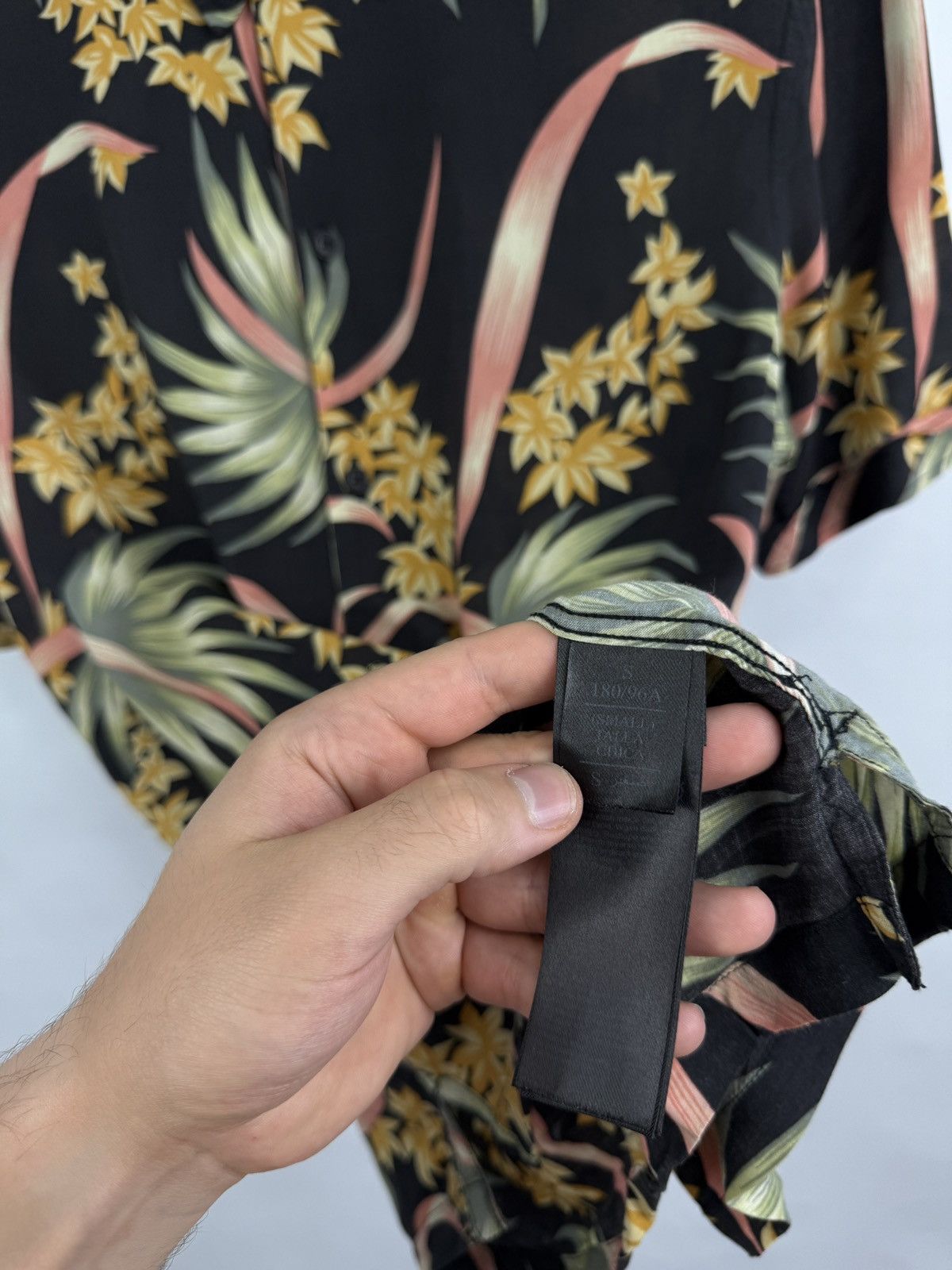 Allsaints 🇺🇸 Y2K Allsaints Floral Hawaiian Shirt Retro Retro Hype Size US S / EU 44-46 / 1 - 6 Thumbnail
