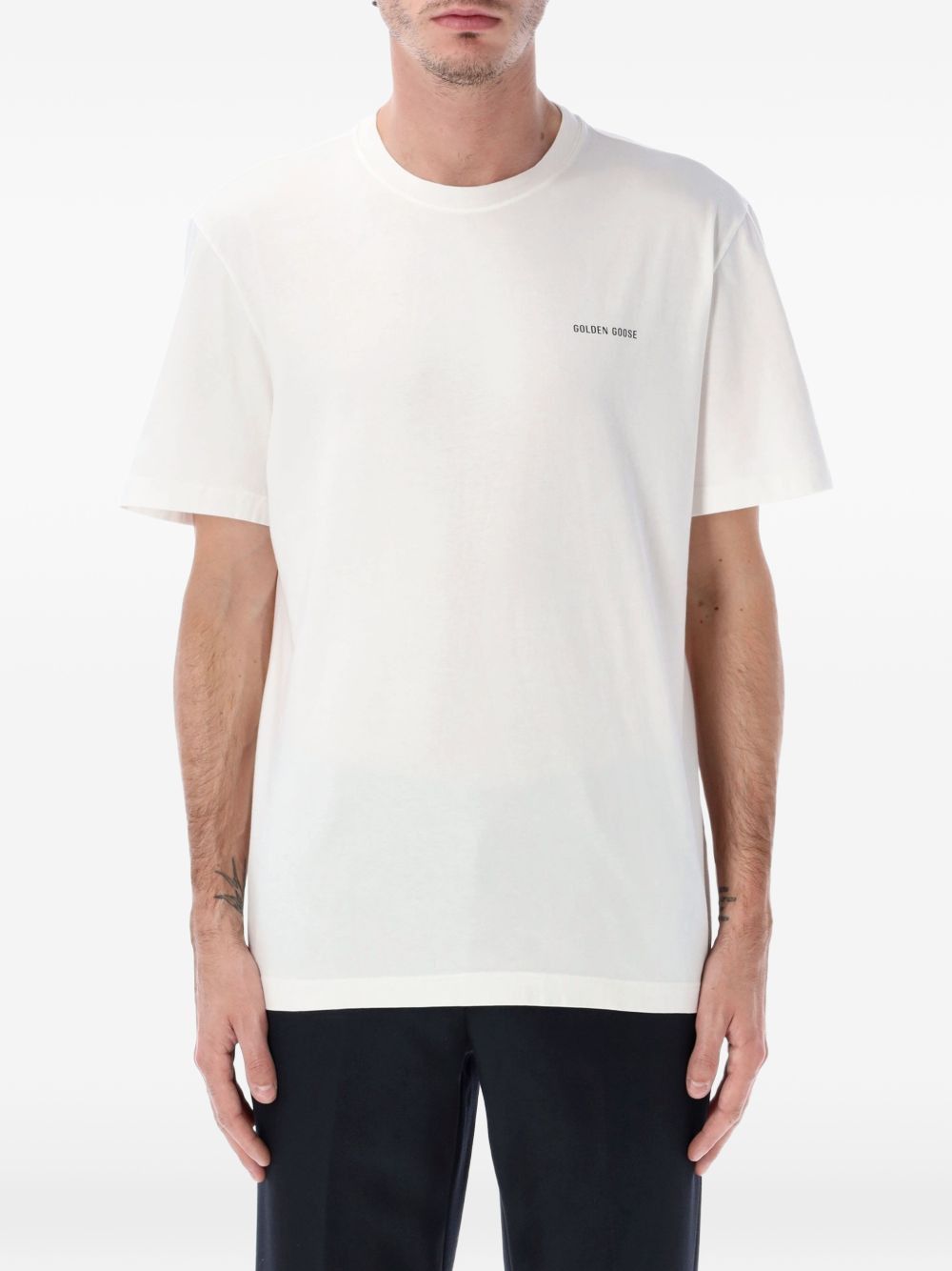 Golden Goose LOGO COTTON T-SHIRT Size US S / EU 44-46 / 1 - 1 Thumbnail