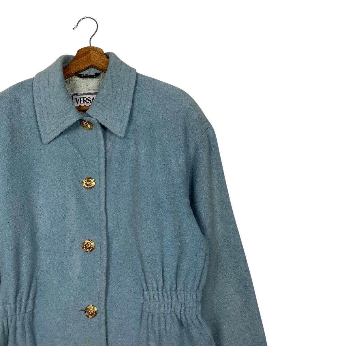 Versace Vintage Versace sport trenchcoat Size L / US 10 / IT 46 - 5 Thumbnail