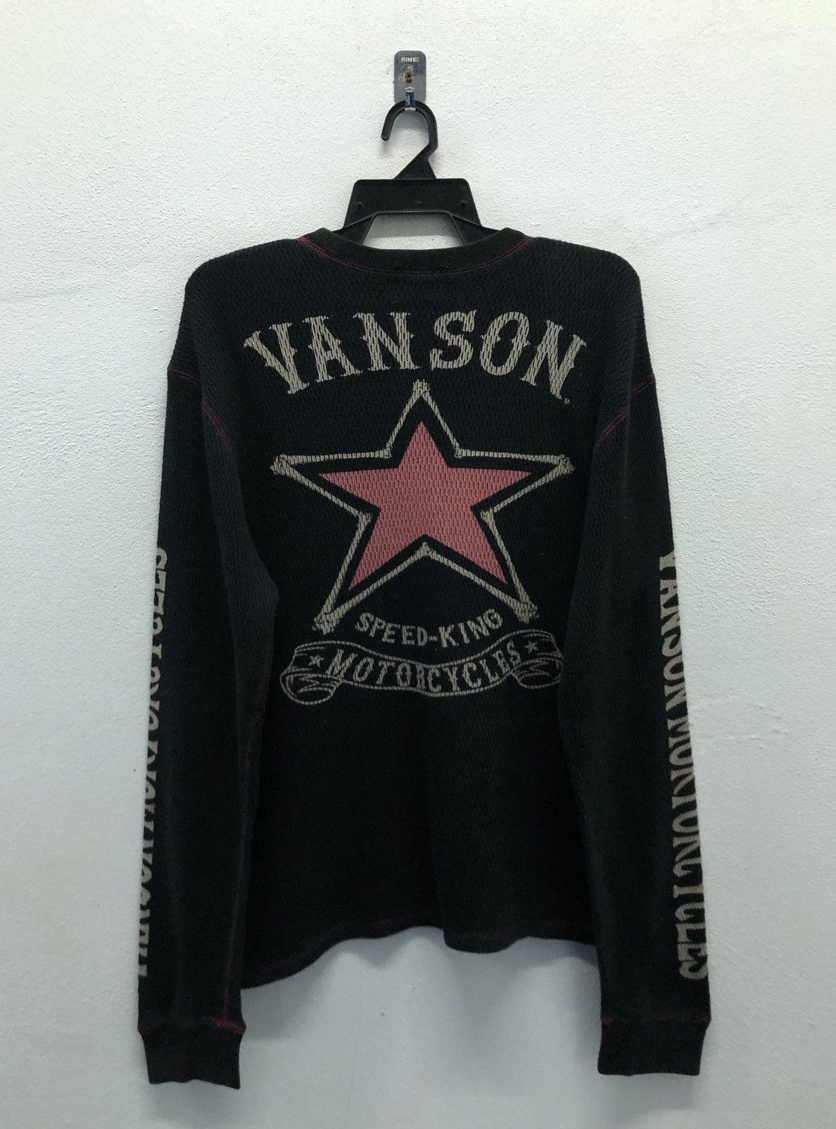 Vintage Vanson Motorcycles Speed-King Long Sleeve Knitwear