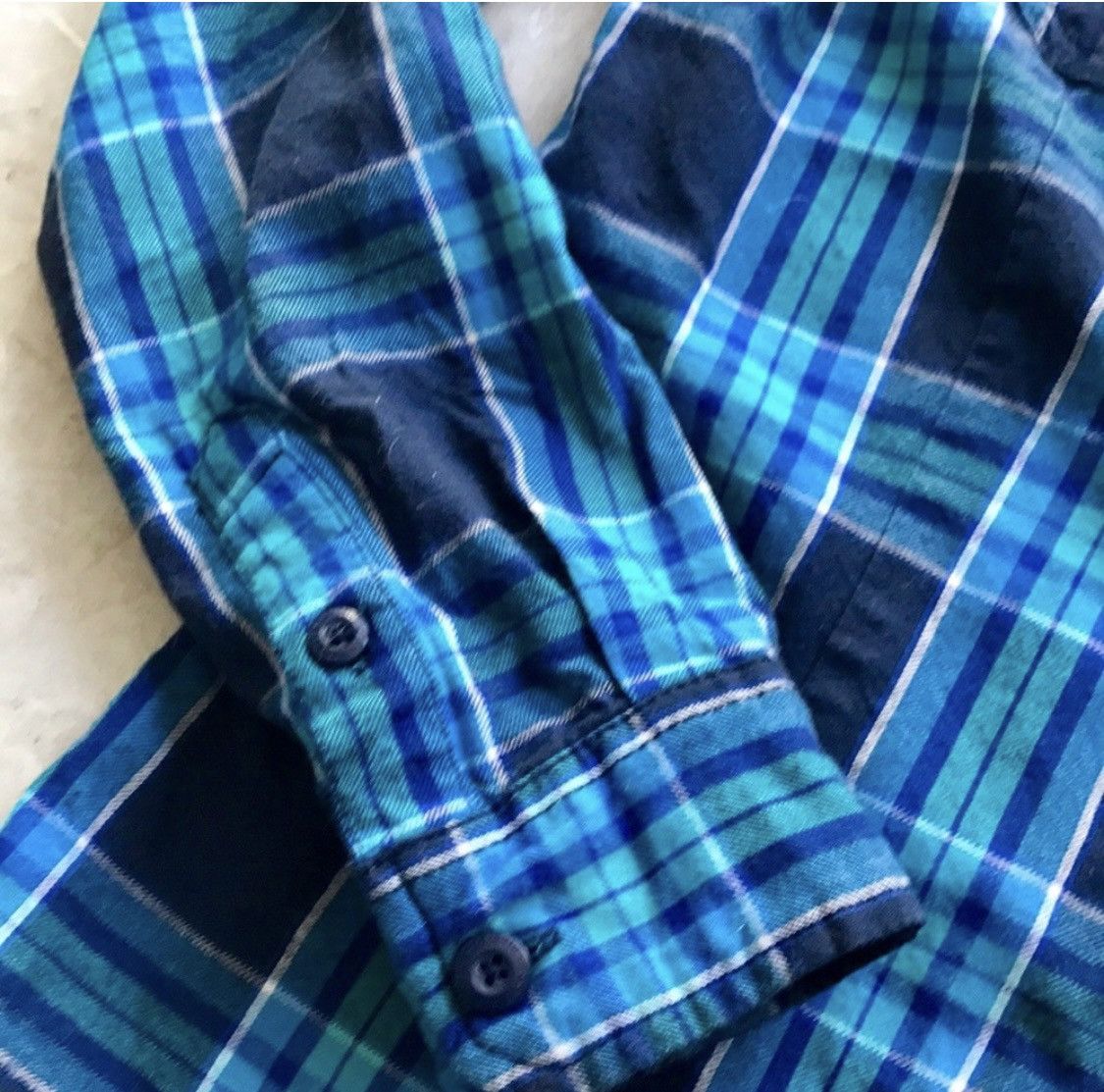Aeropostale VINTAGE AEROPOSTALE PLAID FITTED BUTTON UP BLOUSE TOP SHIRT Size M / US 6-8 / IT 42-44 - 4 Thumbnail