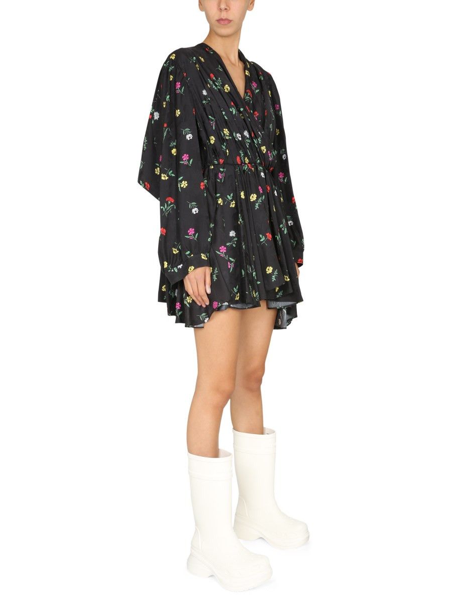 Balenciaga o1y0625 Mini Dress in Multicolor Size M / US 6-8 / IT 42-44 - 2 Thumbnail