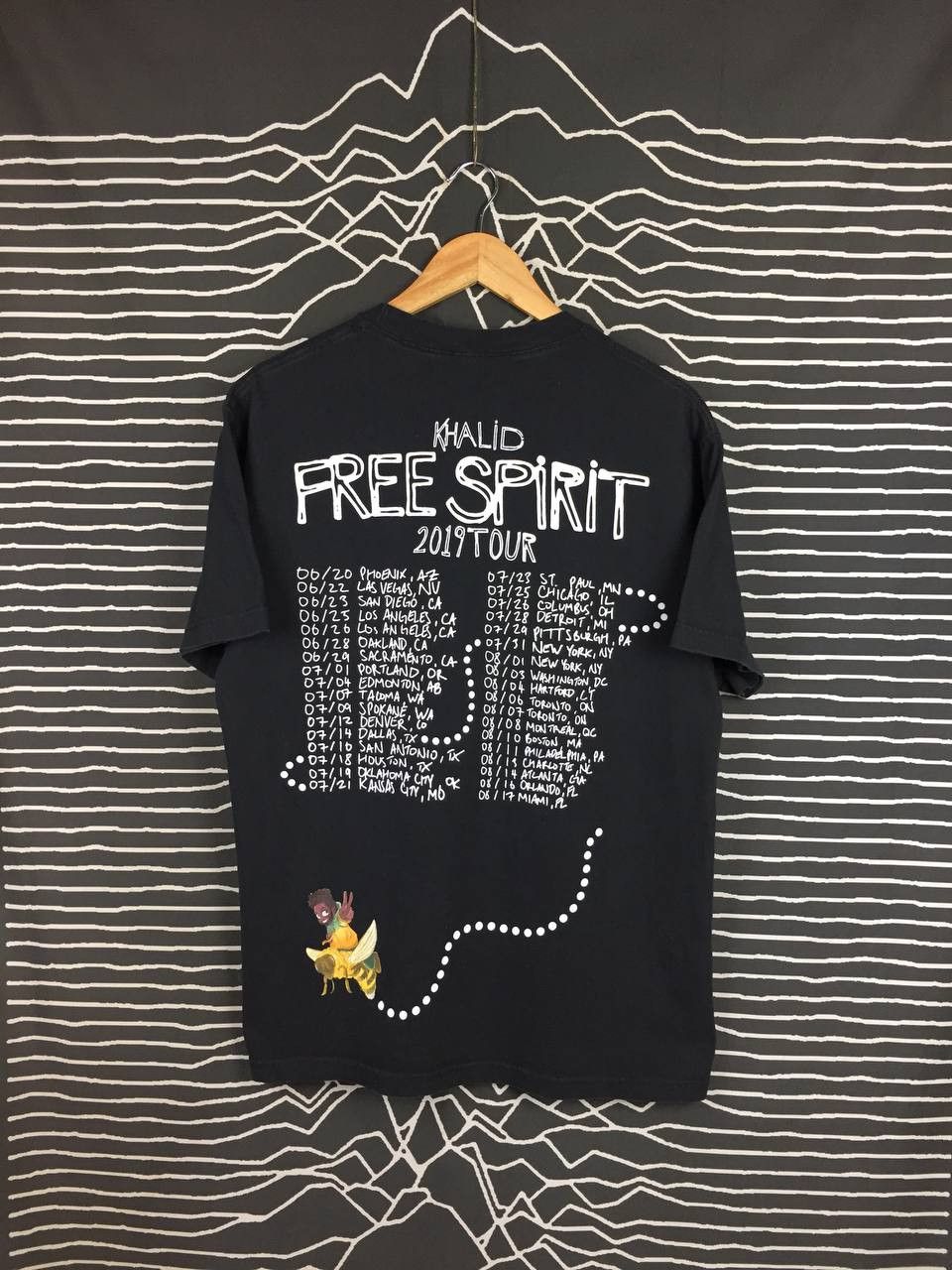 Band Tees Khalid American Singer Free Spirit 2019 Tour Tee Size US L / EU 52-54 / 3 - 2 Thumbnail