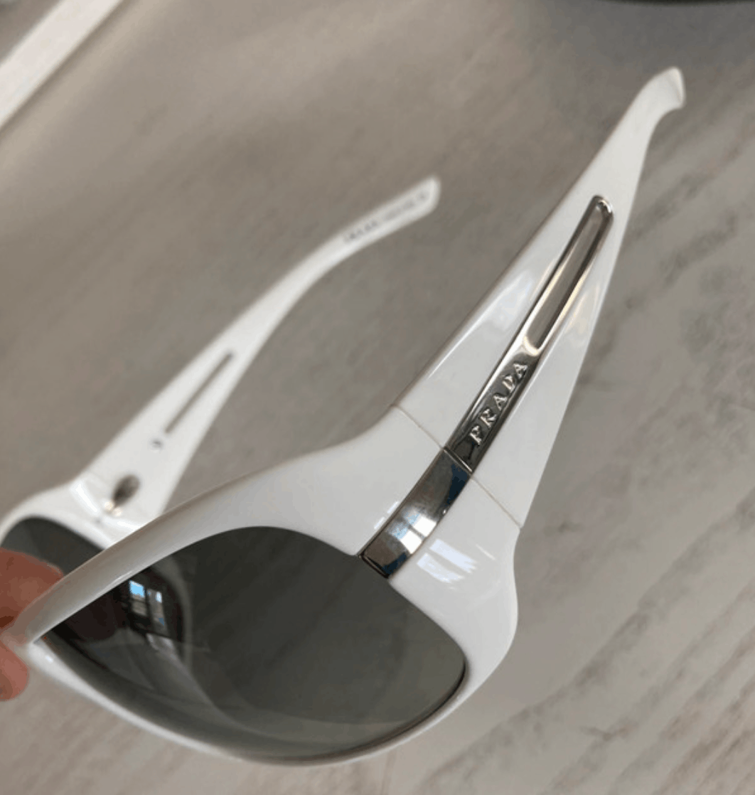 Prada PRADA Sunglasses Flame 2004 Star Mask Fire Chrome Silver Size ONE SIZE - 4 Thumbnail