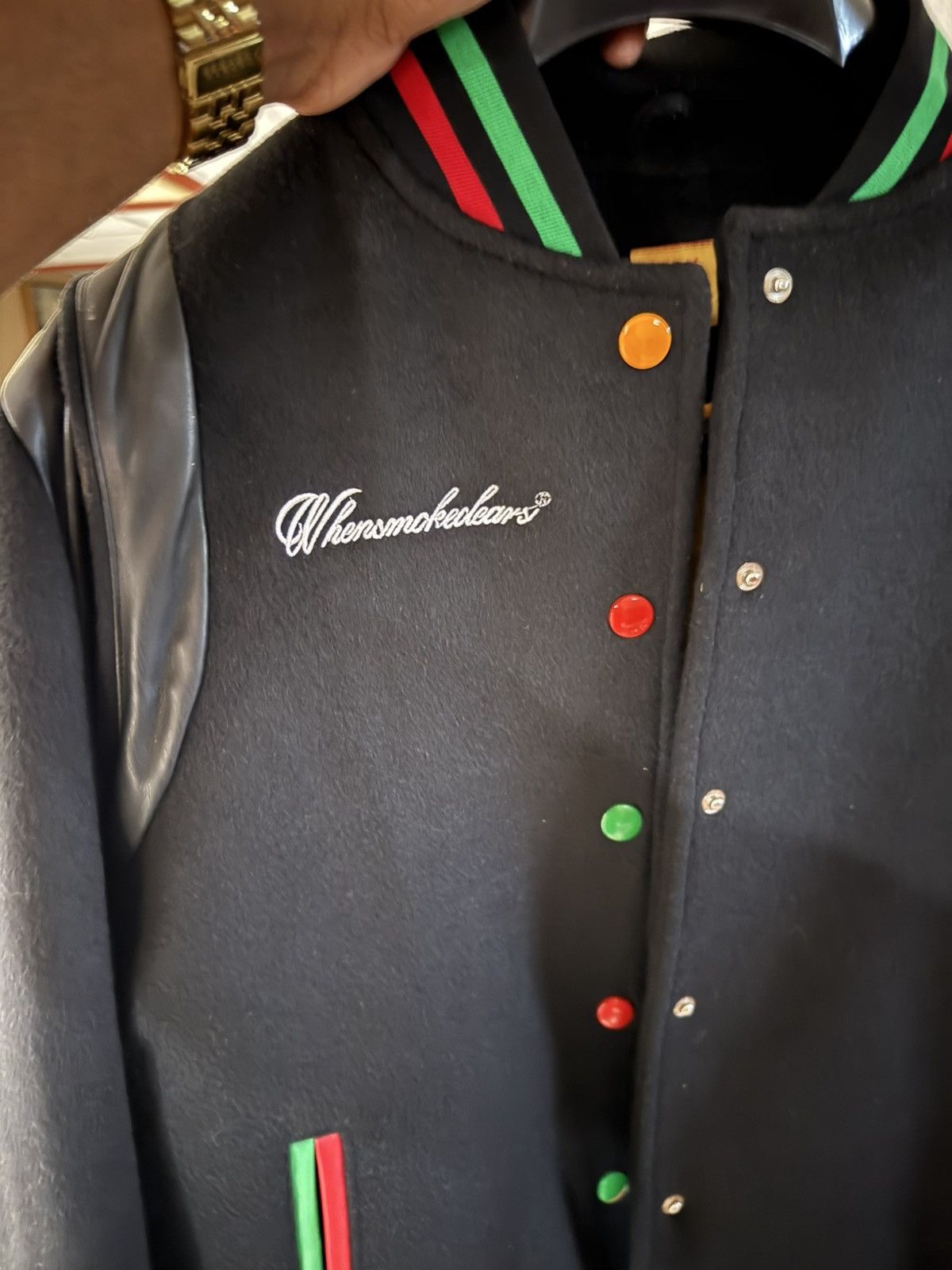 Whensmokeclears WhenSmokeClears Underworld Varsity Jacket Size US M / EU 48-50 / 2 - 7 Thumbnail