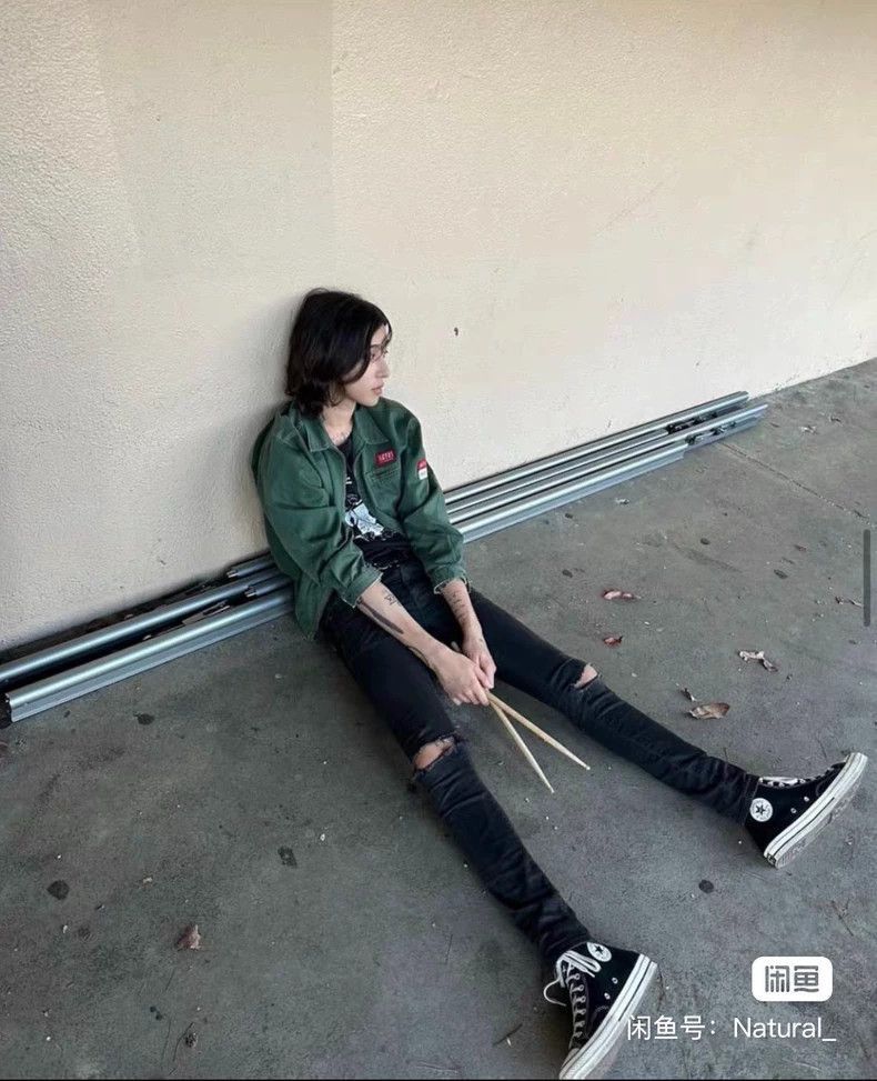 Saint Laurent Paris Saint Laurent Paris Saint Laurent Black Ripped Denim Pants Size US 30 / EU 46 - 6 Thumbnail