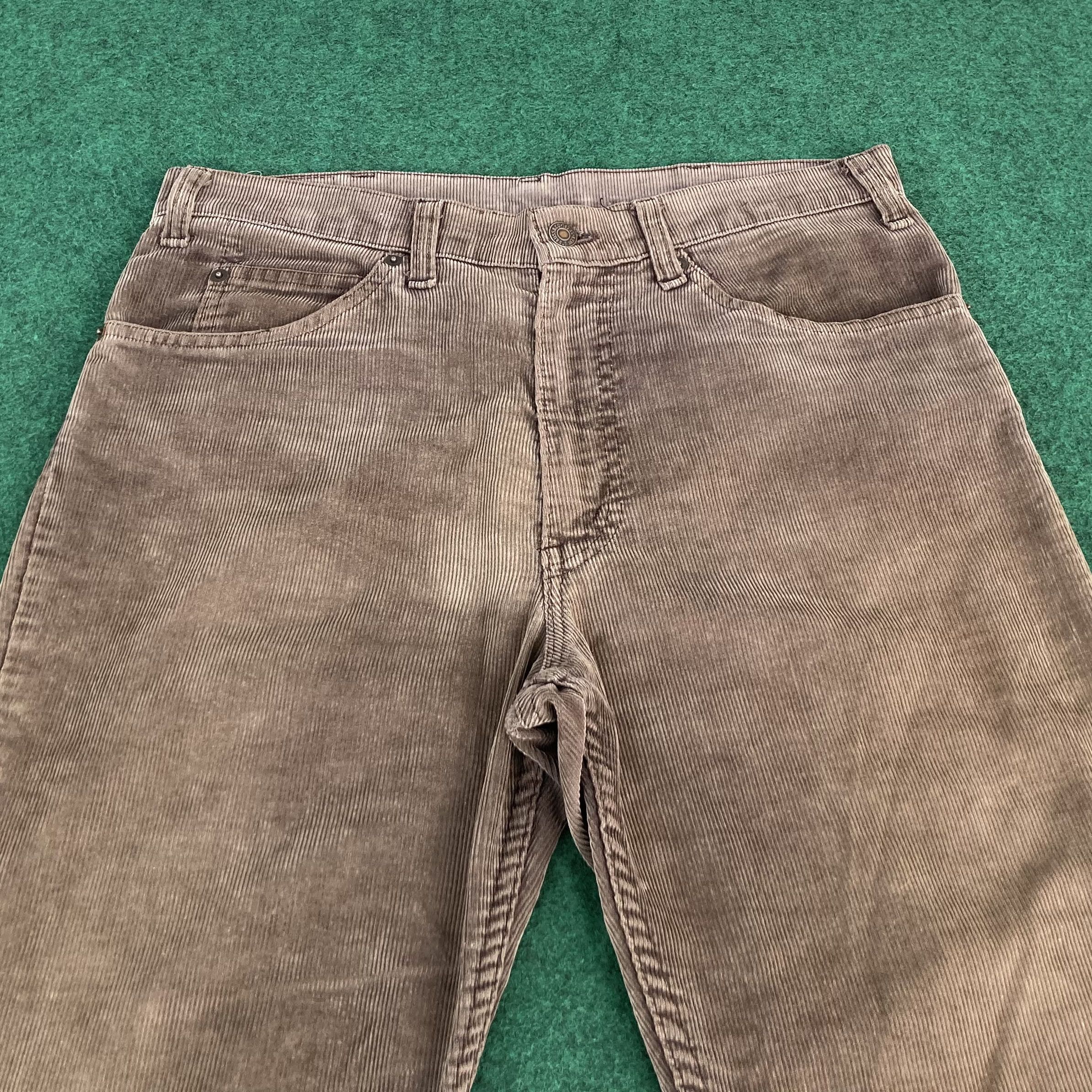 Levi's × Vintage Vtg Levis 517 Corduroy Jeans Bootcut Faded Jeans Size US 32 / EU 48 - 3 Thumbnail