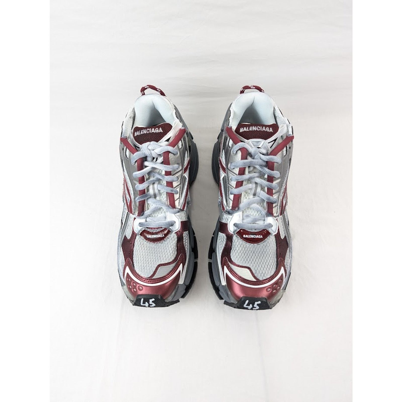 Balenciaga o1rshd1 Four Color Rubber Runners in Multicolor Size US 10 / EU 43 - 17 Thumbnail