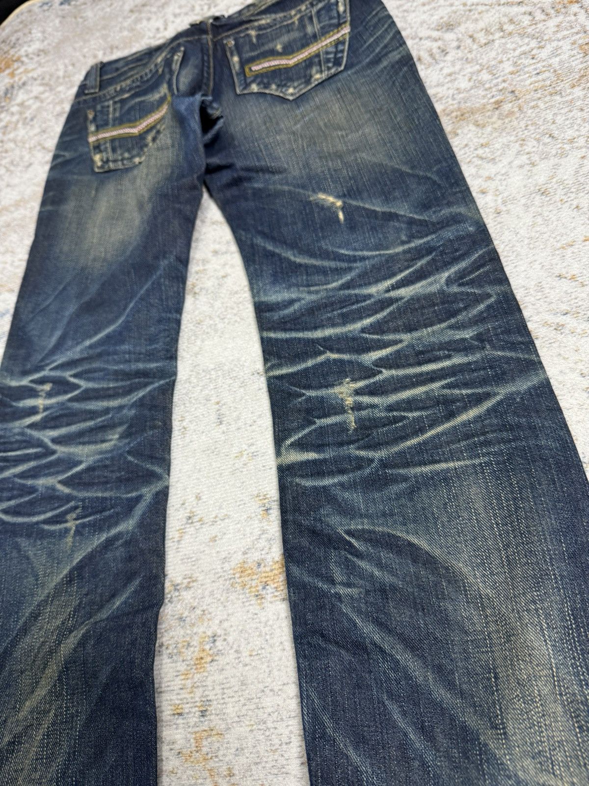 Tornado Mart Robortshous y2k style denim pants Size US 28 / EU 44 - 6 Thumbnail