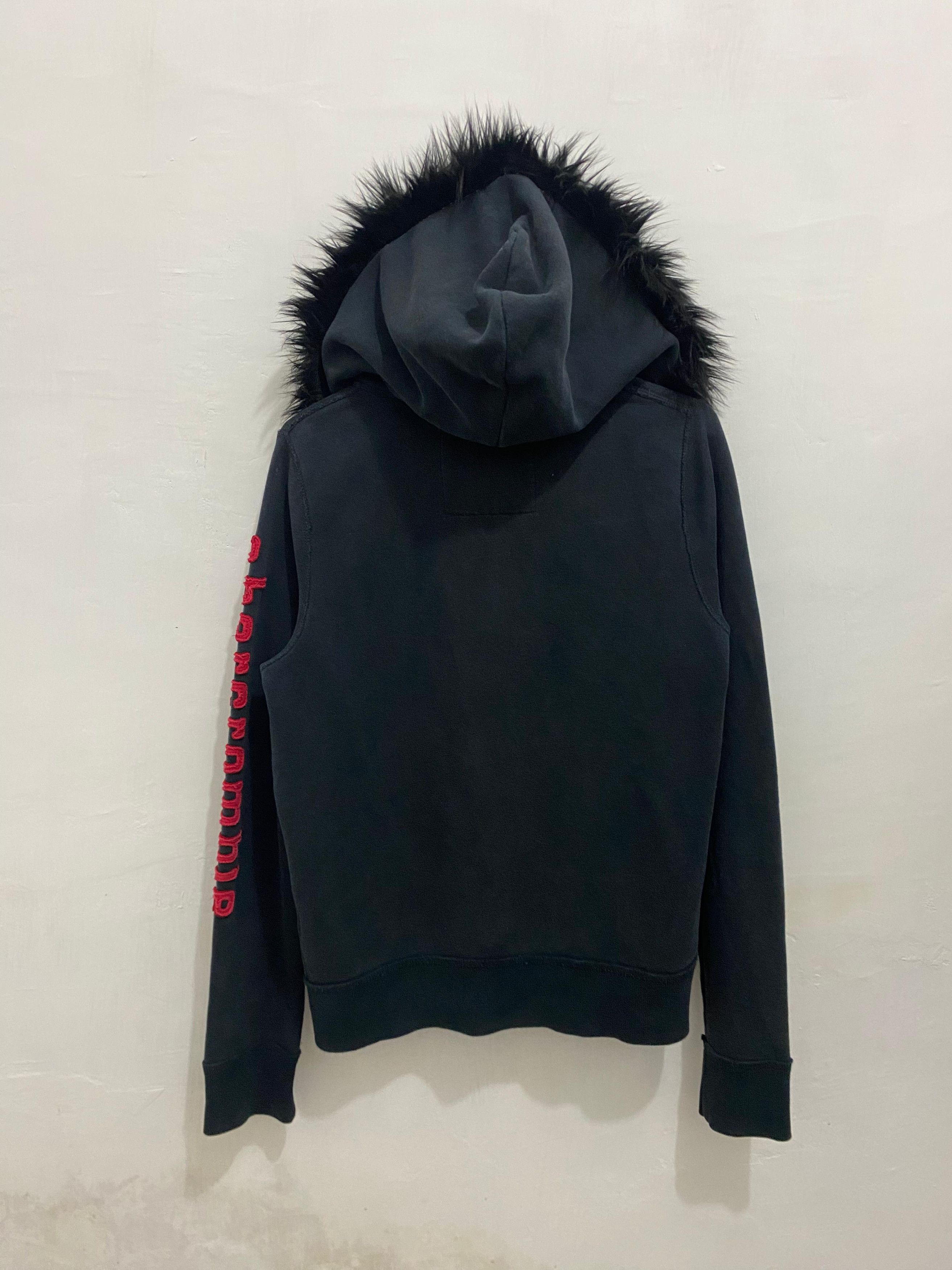 Abercrombie & Fitch Abercrombie & Fitch Fur Zipper Hoodie LGB Style Size US M / EU 48-50 / 2 - 14 Thumbnail