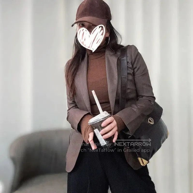 Max Mara MaxMara Brown Wool Blend Women's Cardigan . Size S / US 4 / IT 40 - 2 Thumbnail