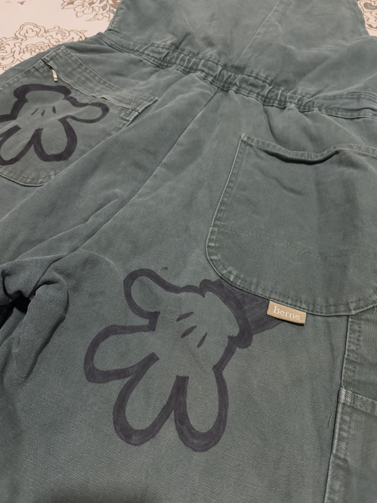 Mickey Mouse × Vintage 🇺🇸 Vtg Berne Apparel x Mickey Mouse Zipper Coverall Size US 36 / EU 52 - 12 Thumbnail