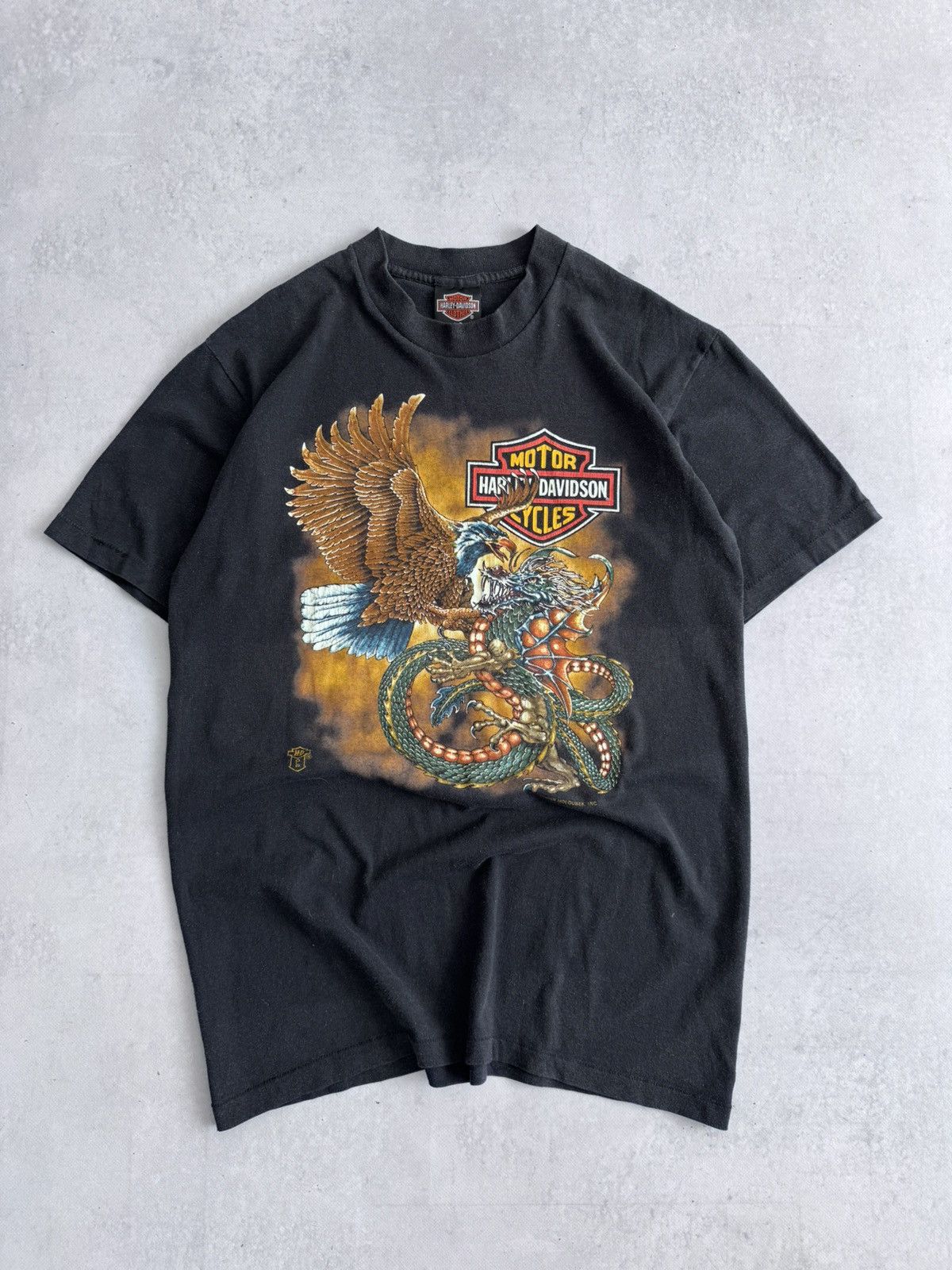 Harley Davidson Vintage 1988 Harley-Davidson Honolulu Hawaii Rare Unisex Tee Size US L / EU 52-54 / 3 - 1 Thumbnail
