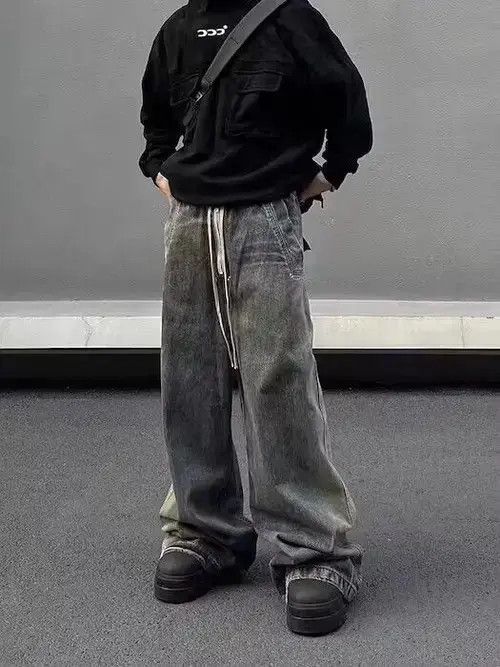VIBE Baggy Stack Denim Jeans Size US 34 / EU 50 - 3 Thumbnail
