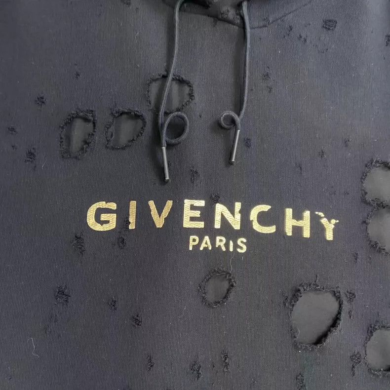 Givenchy Givenchy Metal distressed vintage hooded hoodie Size US M / EU 48-50 / 2 - 3 Thumbnail