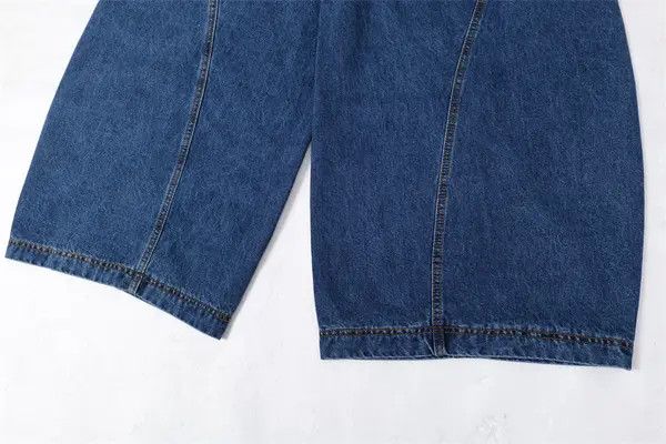 Japanese Brand Ami American silhouette washed trendy loose straight jeans Size US 34 / EU 50 - 6 Thumbnail
