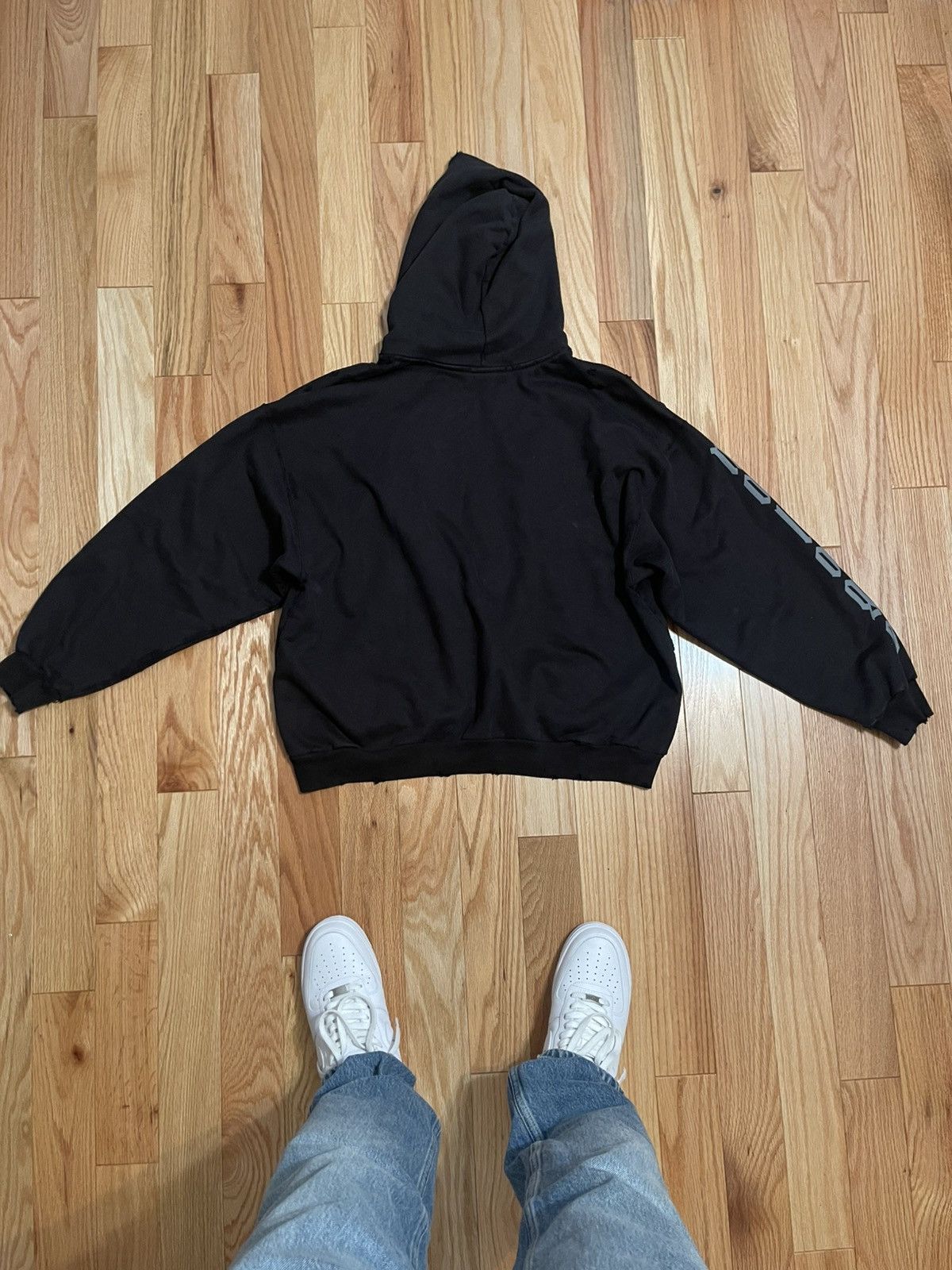 Balenciaga Balenciaga Graphic Design Oversized Hoodie Size US M / EU 48-50 / 2 - 2 Thumbnail