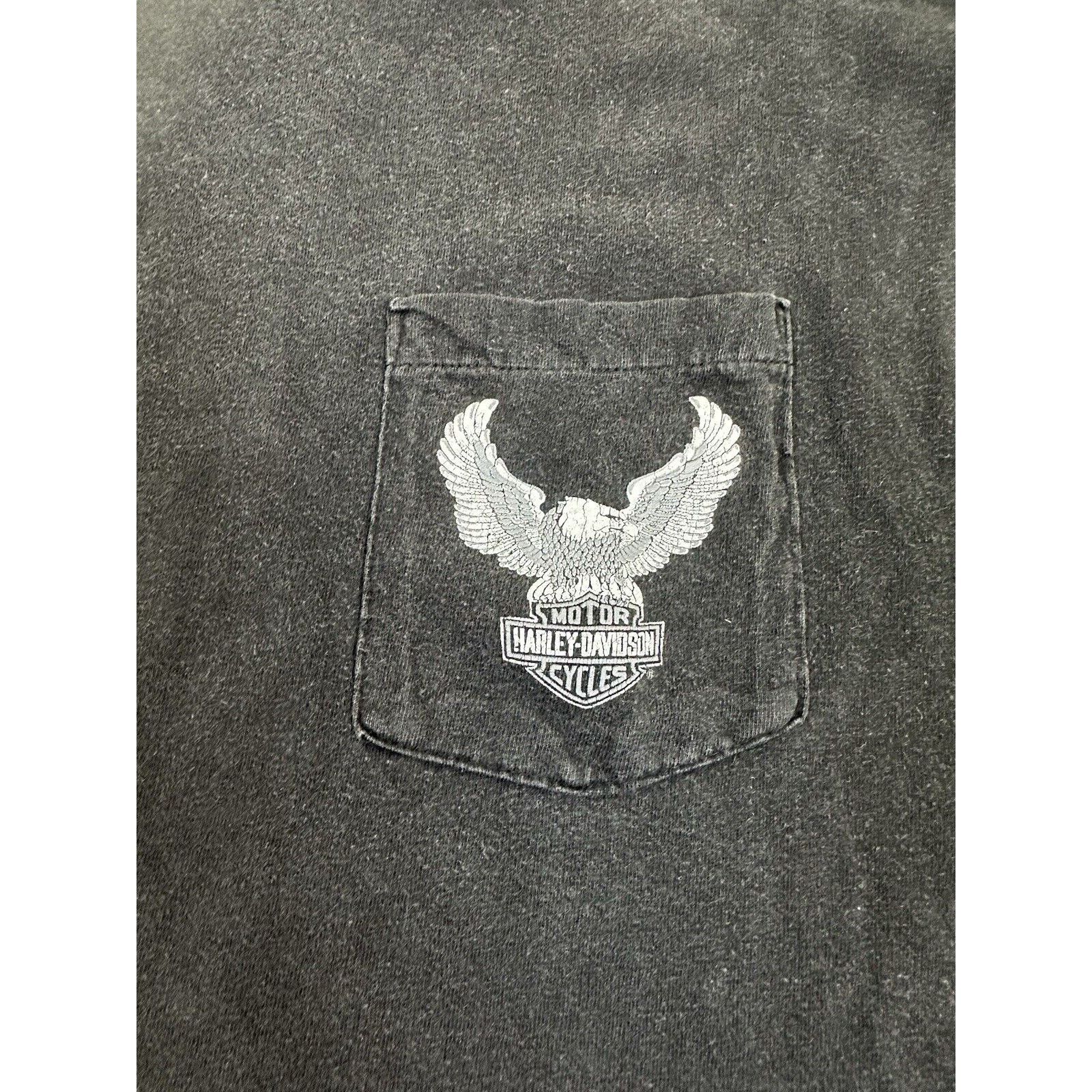 Harley Davidson × Vintage Vintage 90s Harley Davidson Lima, Ohio Shirt Size US XL / EU 56 / 4 - 5 Thumbnail