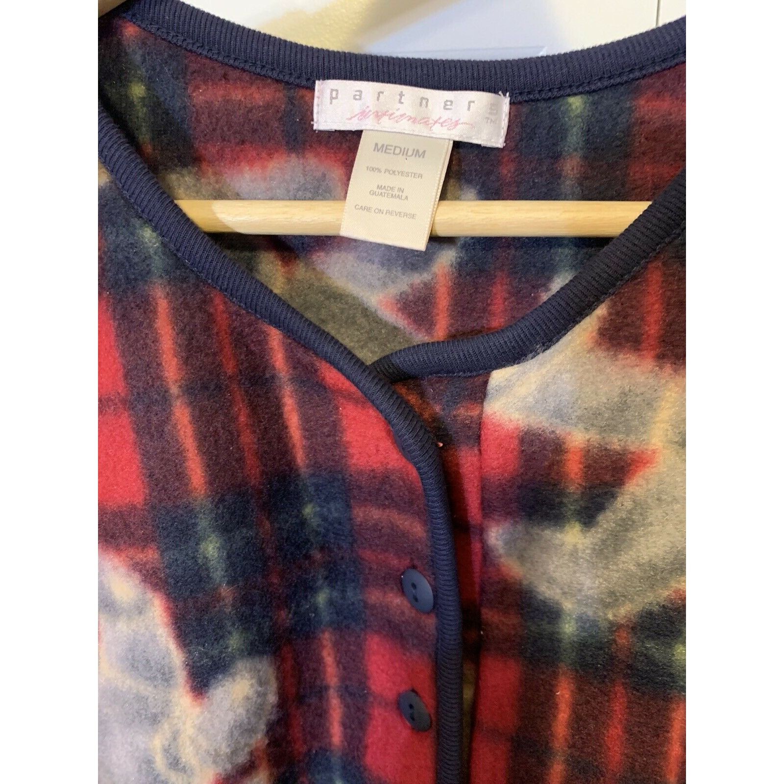 Other Partners Intimate Women's M Sleep Top Red Rabbit Bear Button Size US M / EU 48-50 / 2 - 2 Thumbnail