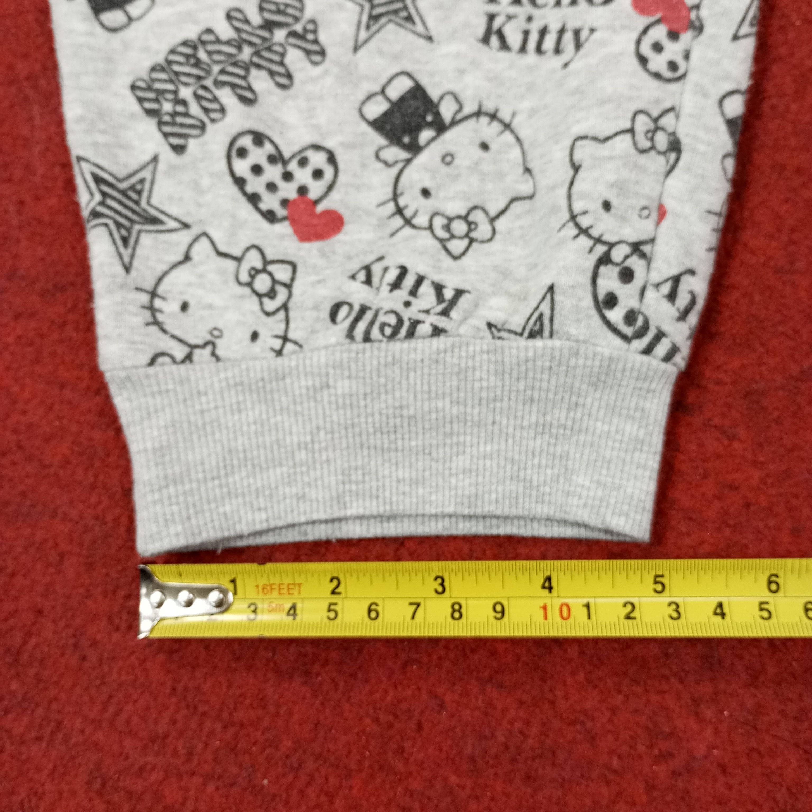 Vintage Hello Kitty Cartoon Fullprint Design Joggers Pants c244n2 Size 30" / US 8 / IT 44 - 10 Thumbnail