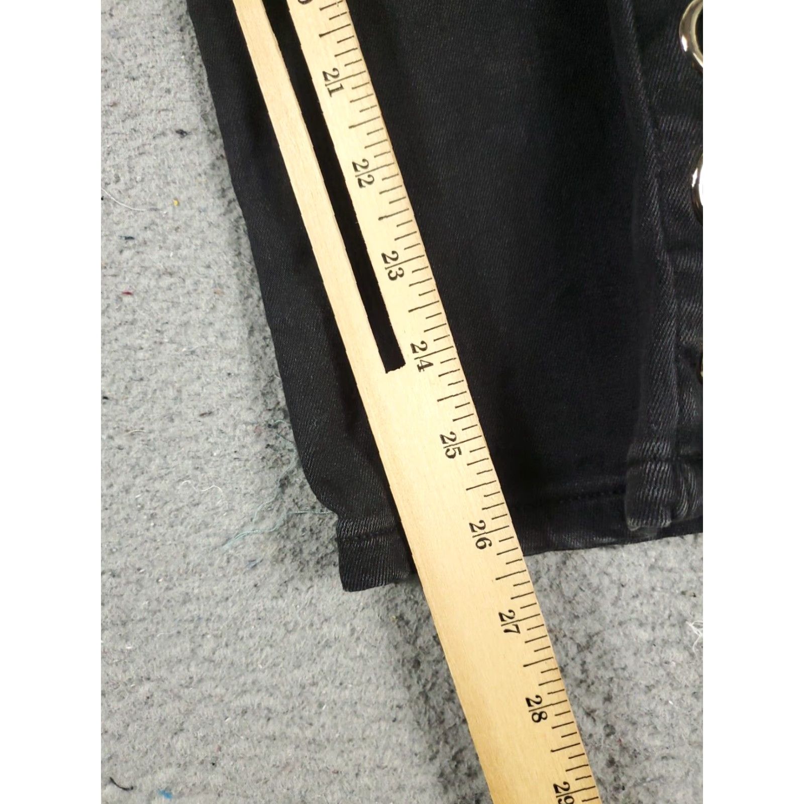 Tommy Hilfiger Tommy Hilfiger Black Skinny Crop Jeans Womens Size 16 36x26 Denim Pants Regular Fit Size 38" / US 16 / IT 52 - 5 Thumbnail