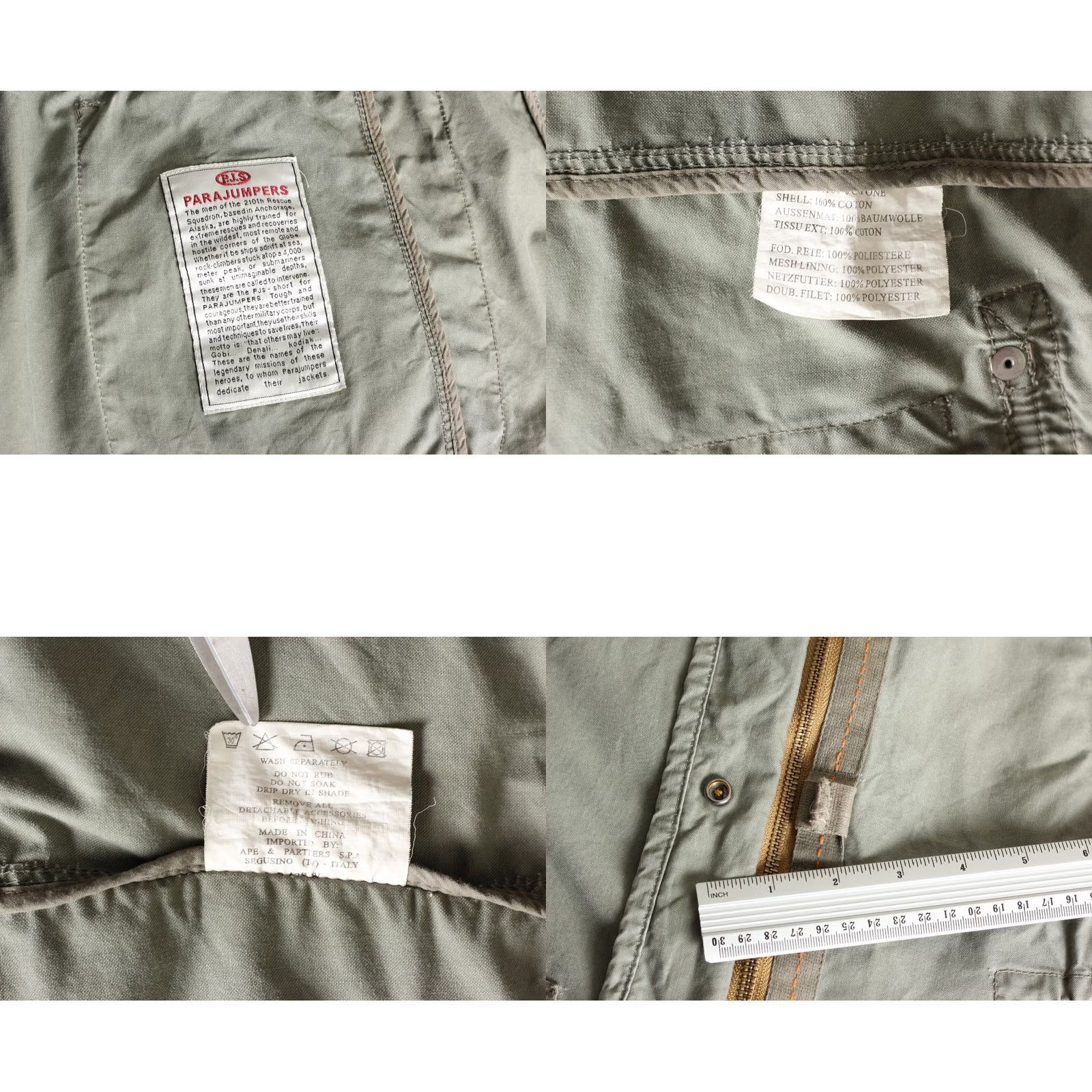 Parajumpers PARAJUMPERS Parka Jacket Women L Hooded Fish Tale MJ5081 Khaki Regular Size L Size L / US 10 / IT 46 - 8 Thumbnail