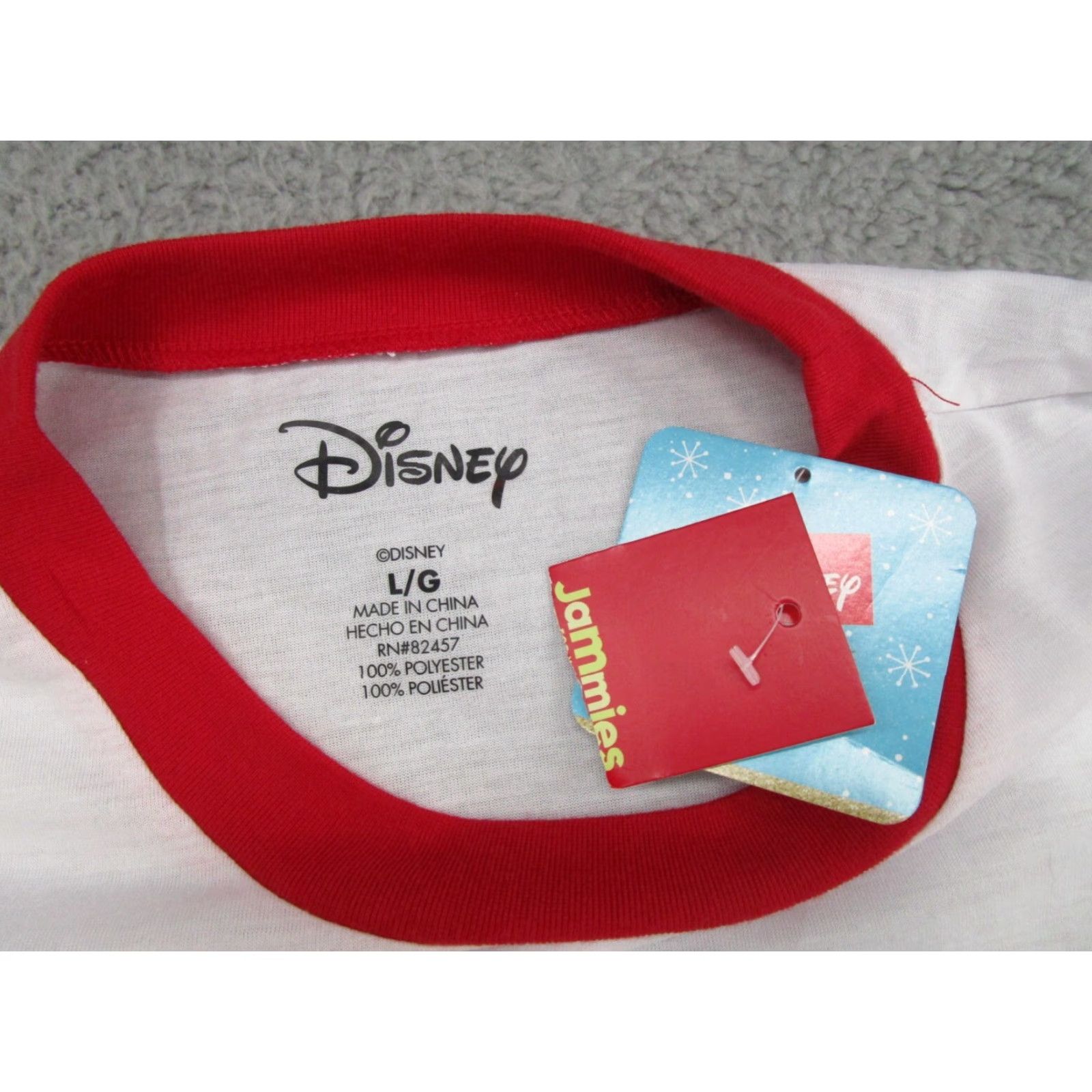 Disney Disney Pajama Set Shirt Men L Mickey Mouse Christmas Fleece Multicolor Plaid Christmas Theme Crew Neck Holiday Pajamas MENS Size US L / EU 52-54 / 3 - 3 Thumbnail