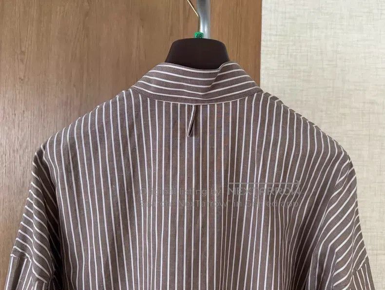 Hermes Hermes Women's casual collar leisure shirt for spring and Size XS / US 0-2 / IT 36-38 - 9 Thumbnail