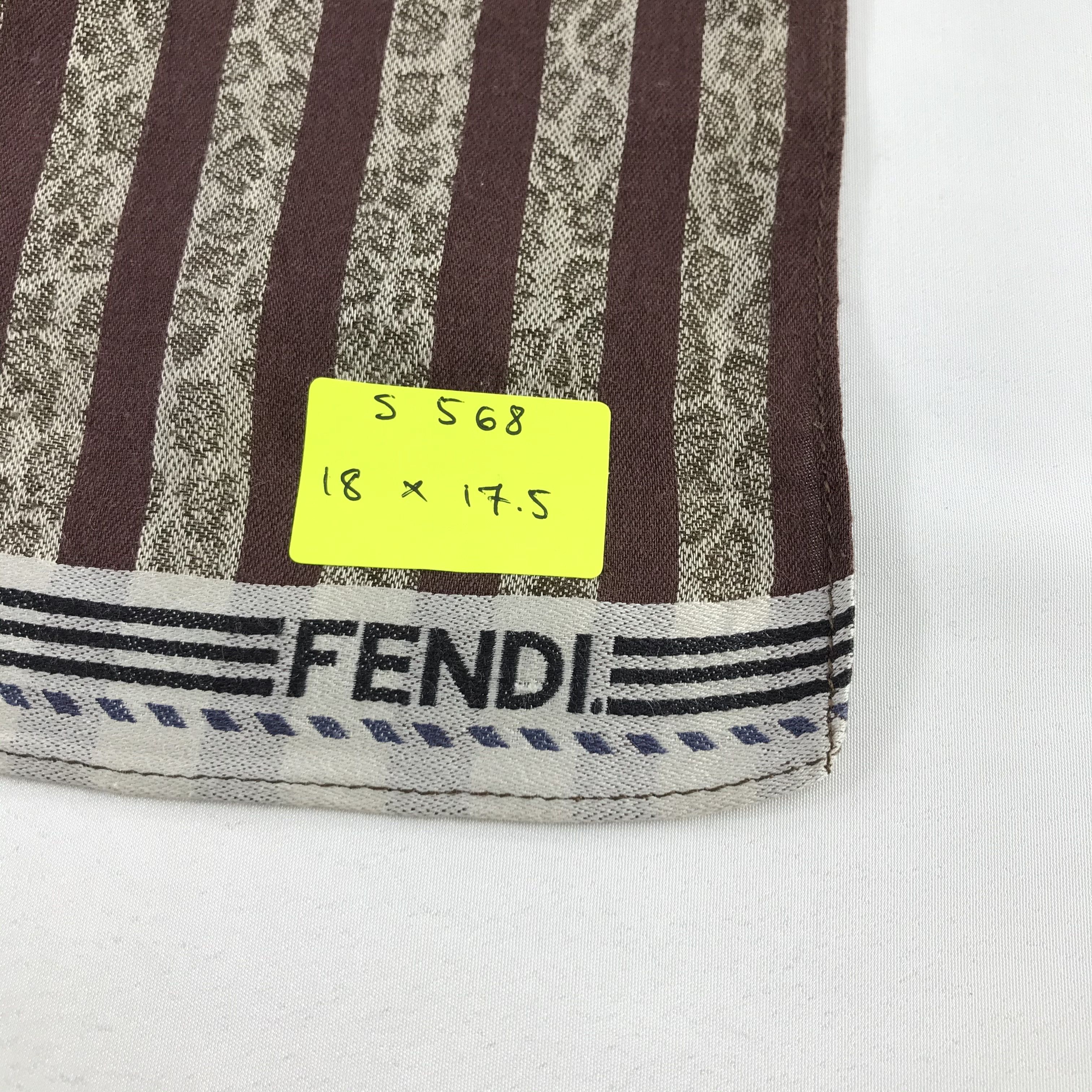 Vintage Vintage Fendi Bandana / Handkerchief / Neckerchief - S568 Size ONE SIZE - 5 Thumbnail