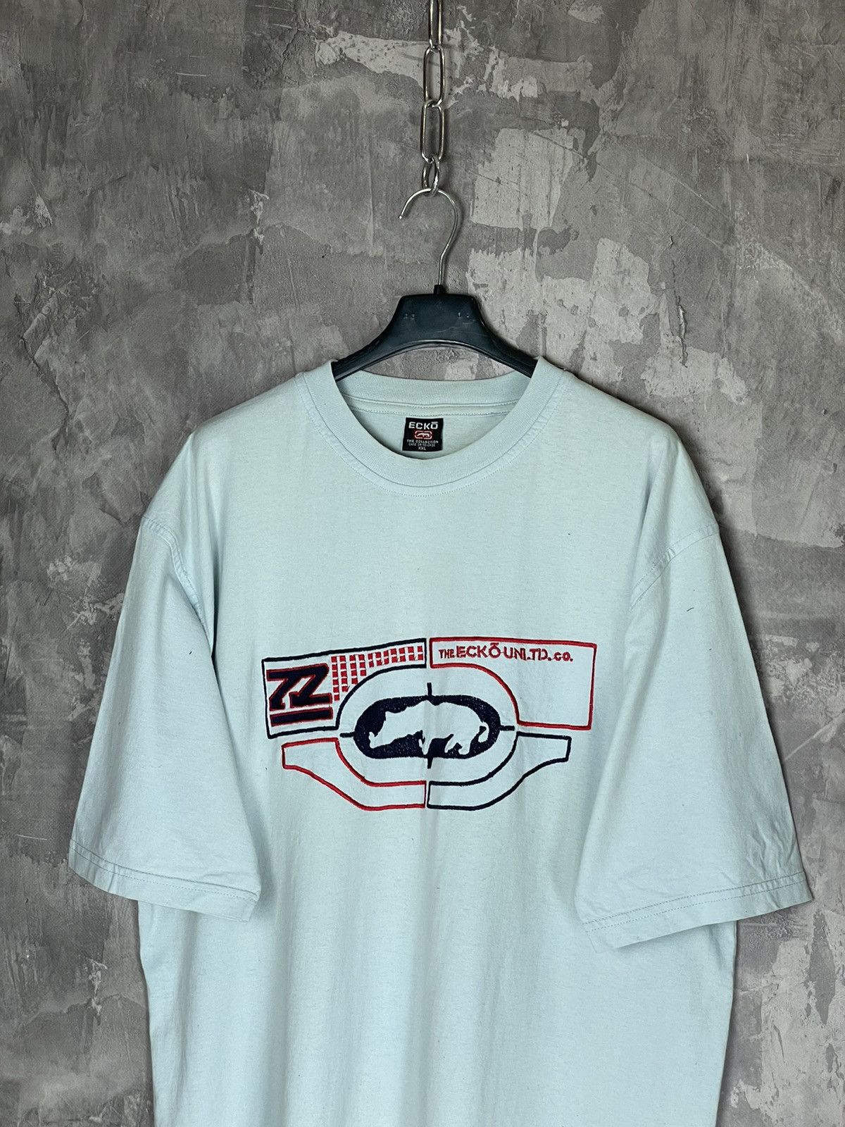 Ecko Unltd. × Vintage Vintage Y2K Rap Ecko UNLUTD Baggy Japan T shirt Size US XL / EU 56 / 4 - 2 Thumbnail