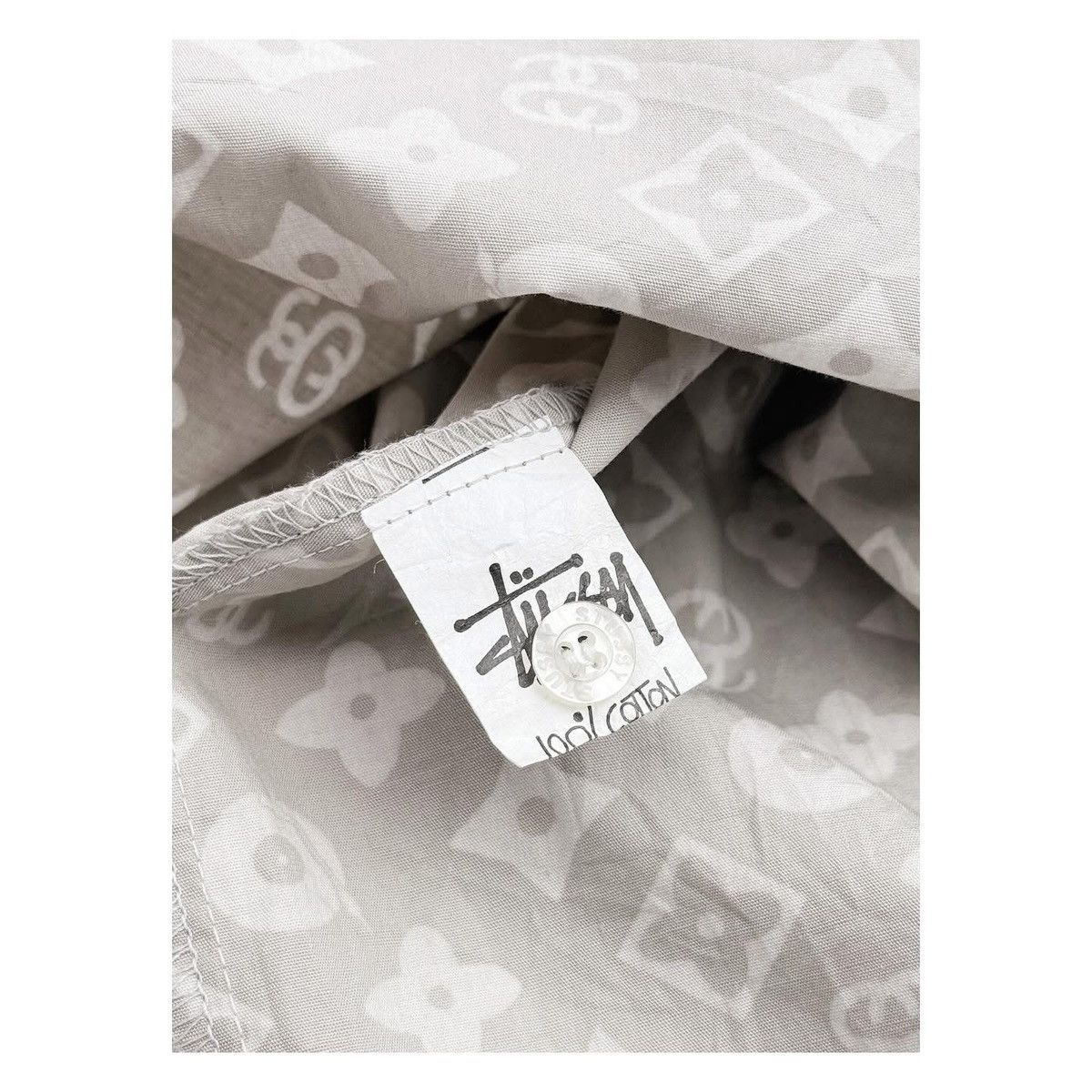 Louis Vuitton × Stussy Rare Stussy LV Parody Shirt Size US M / EU 48-50 / 2 - 8 Thumbnail