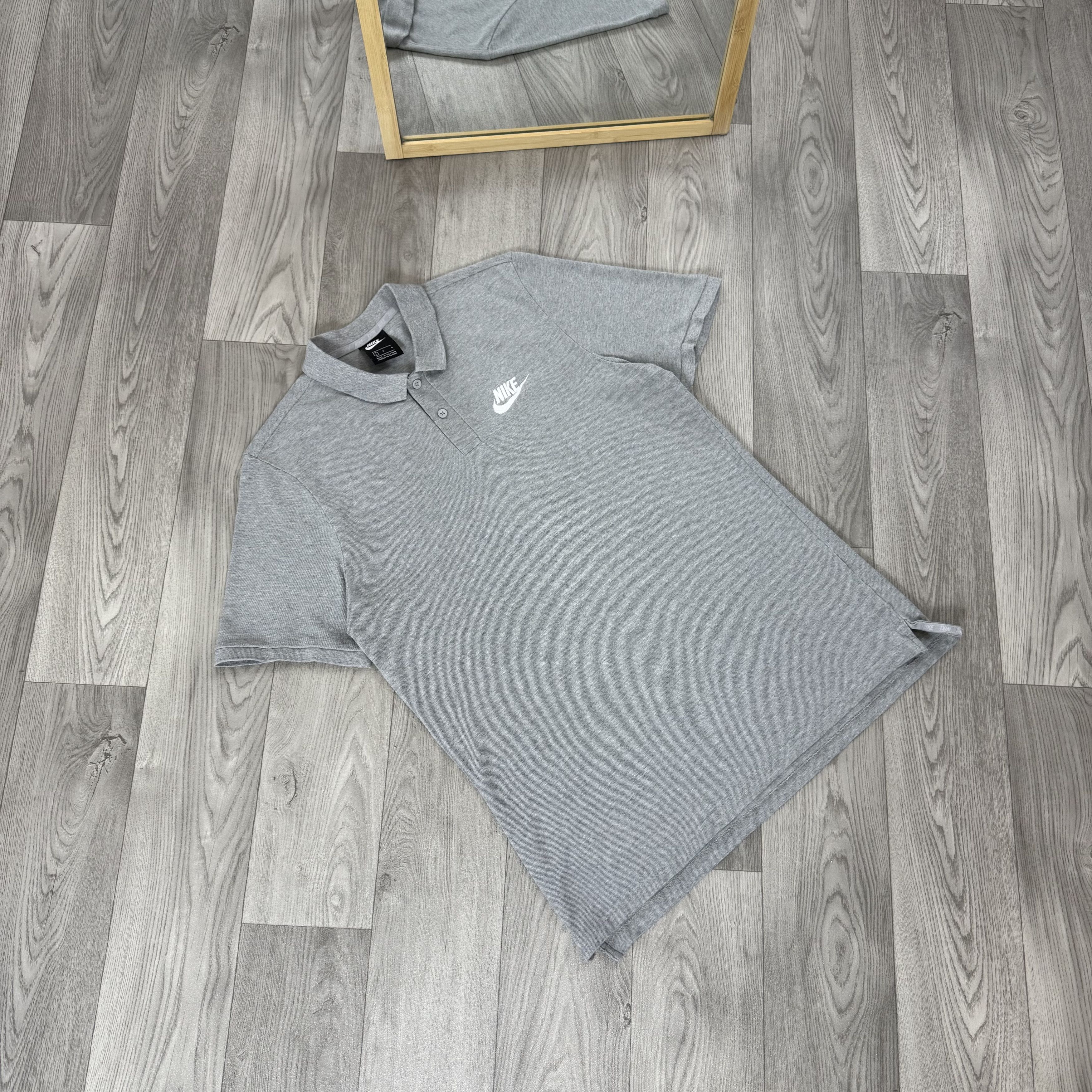 Nike Nike NSW Grey Polo Tee Shirt L Size US L / EU 52-54 / 3 - 3 Thumbnail