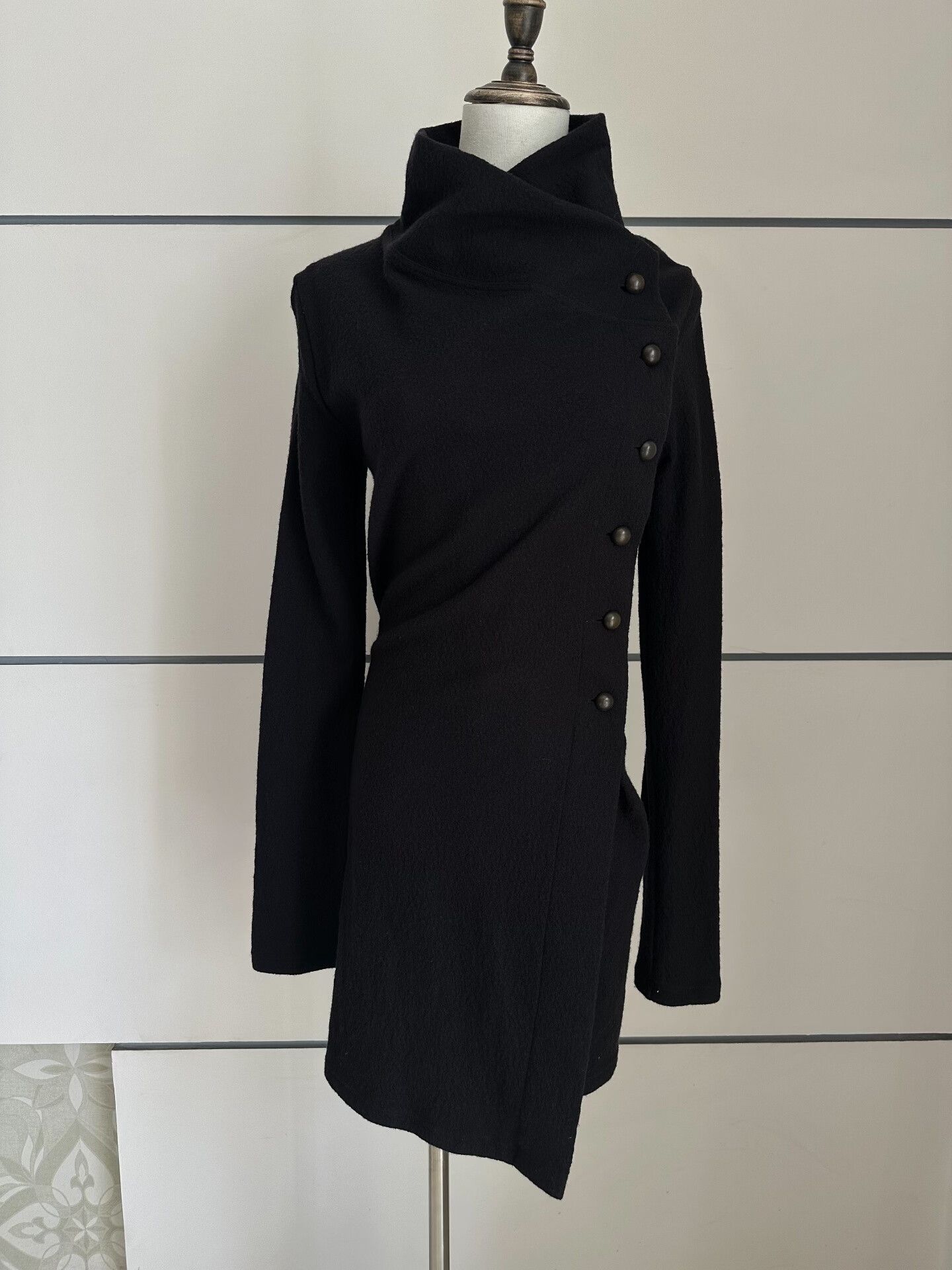 Ann Demeulemeester Ann Demeulemeester Double-Breasted Coat Size XXS / US 00 / IT 34 - 1 Thumbnail