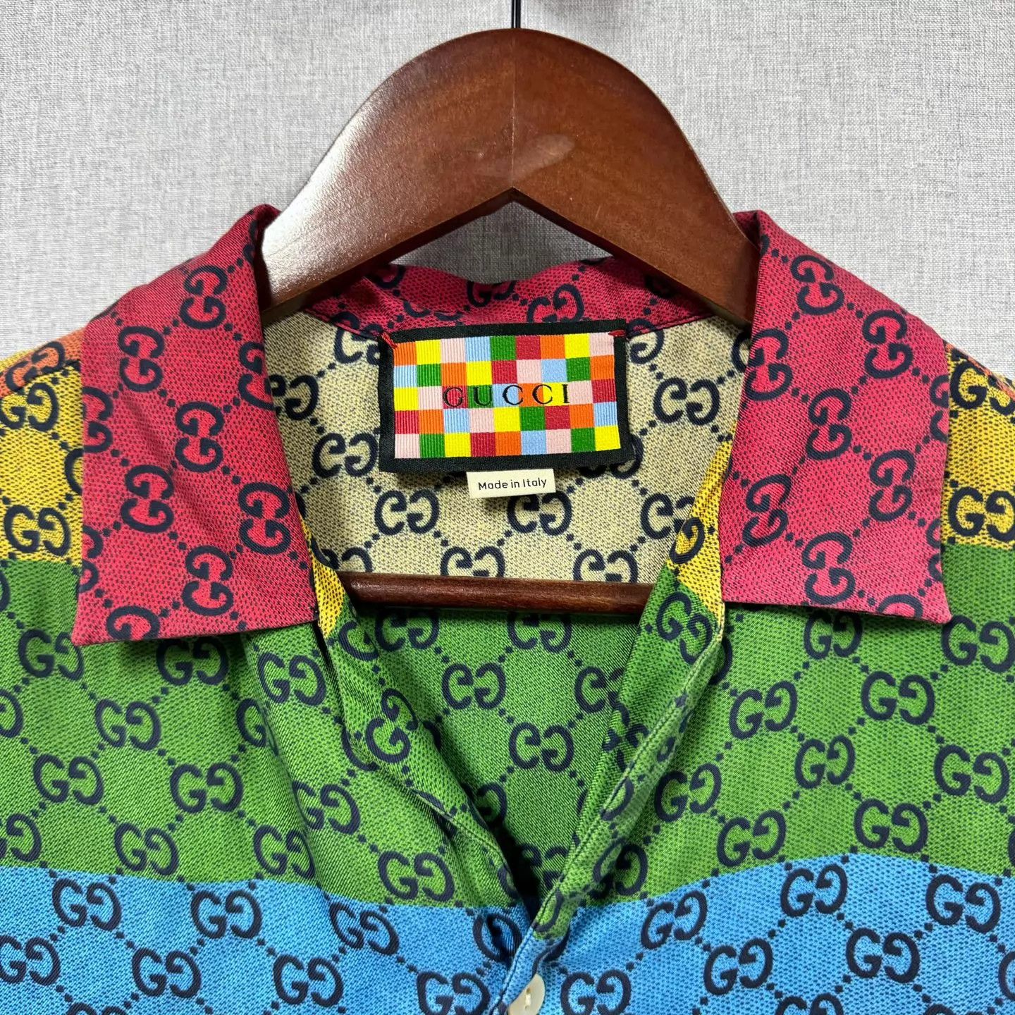 Gucci Gucci GG Colorful All-Over Print Shirt 44 Size US S / EU 44-46 / 1 - 4 Thumbnail