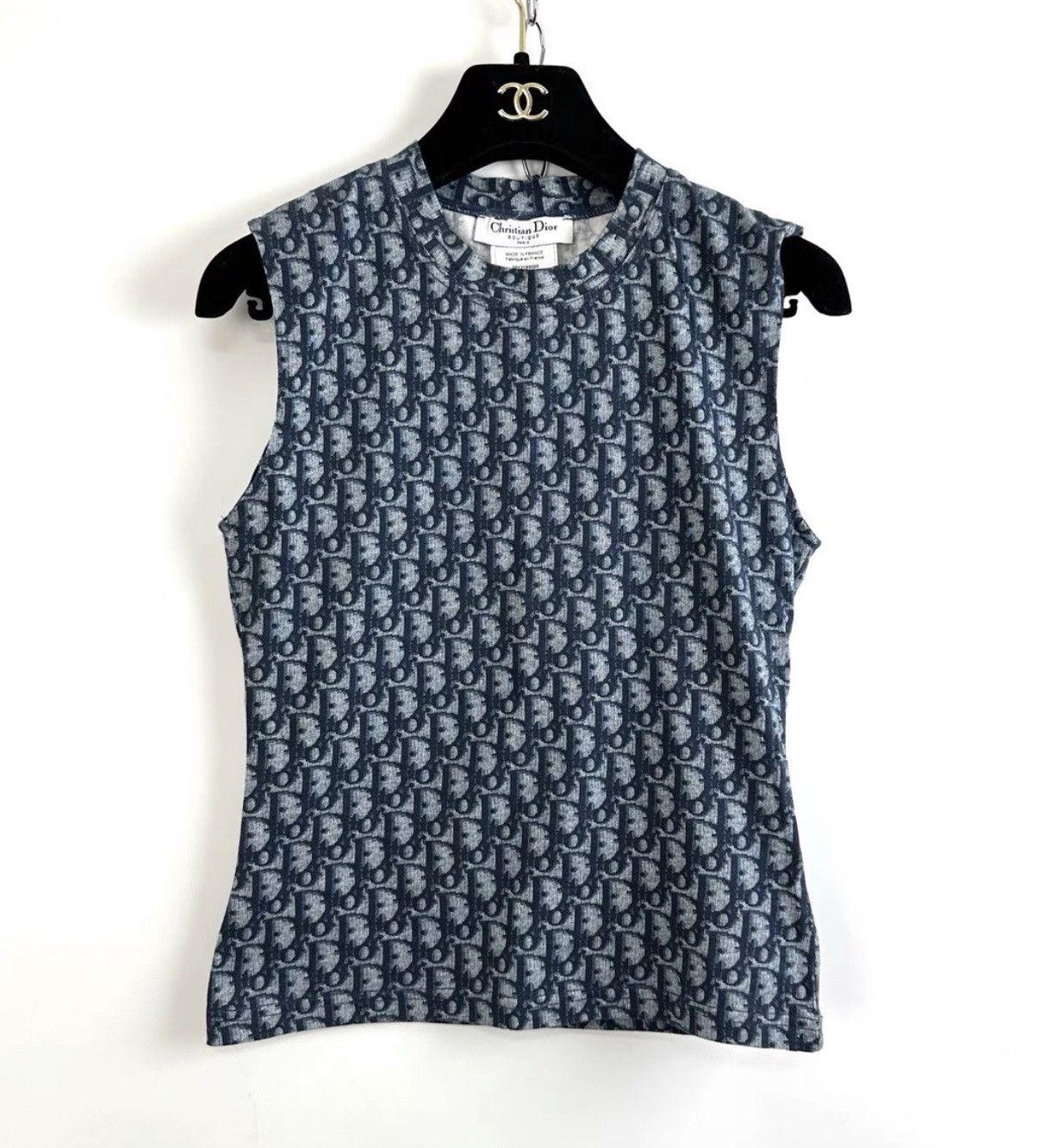 Dior DIOR Oblique All Over Print Sleeveless Tank Top K12 Size XS / US 0-2 / IT 36-38 - 1 Thumbnail